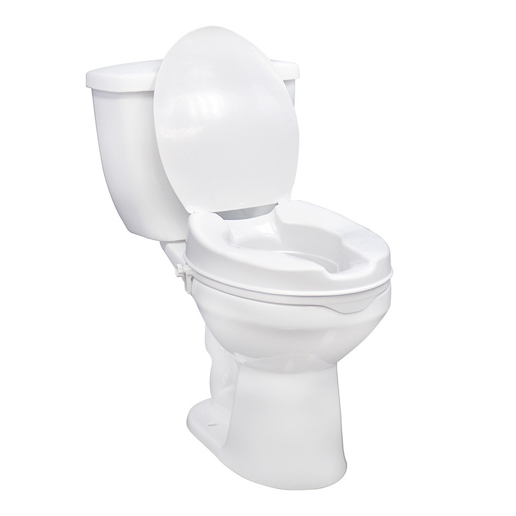Drive Raised Toilet Seat with Lid