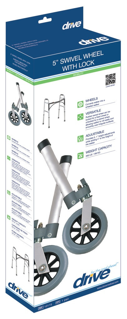 Drive 5" Swivel Wheels with Locks