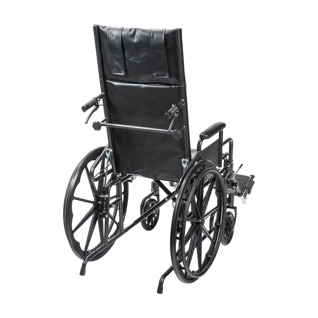 Drive Silver Sport Recliner, Detachable Full Arm