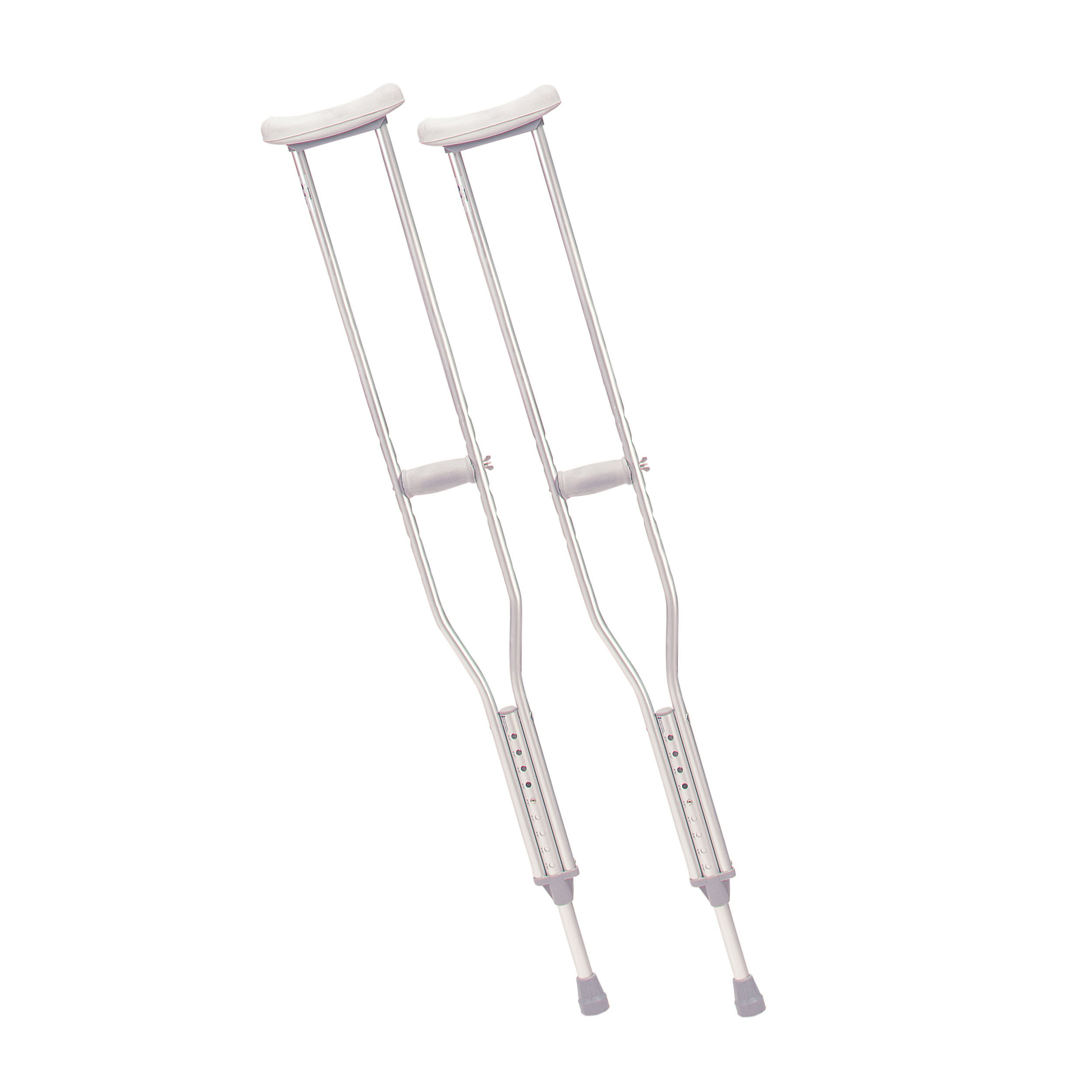 Drive Aluminum Crutches with Underarm Pad and Handgrip