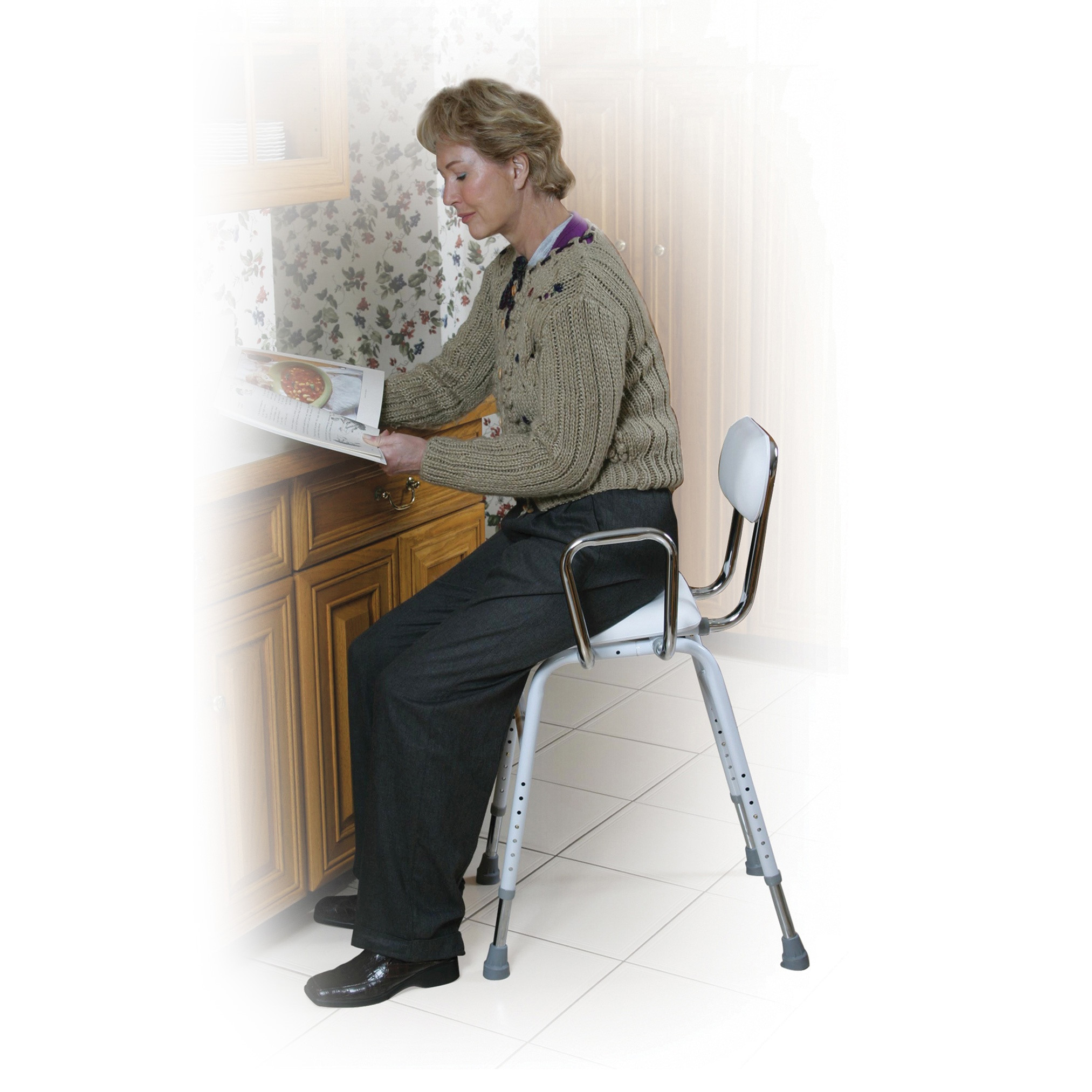 Drive All-Purpose Stool with Adjustable Arms
