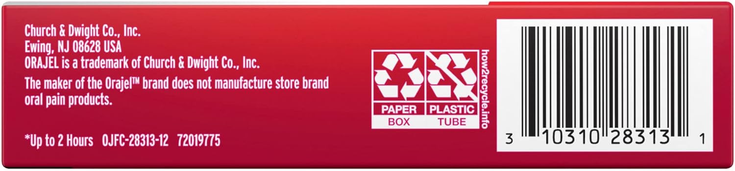 Orajel 3X Medicated For Toothache & Gum Gel