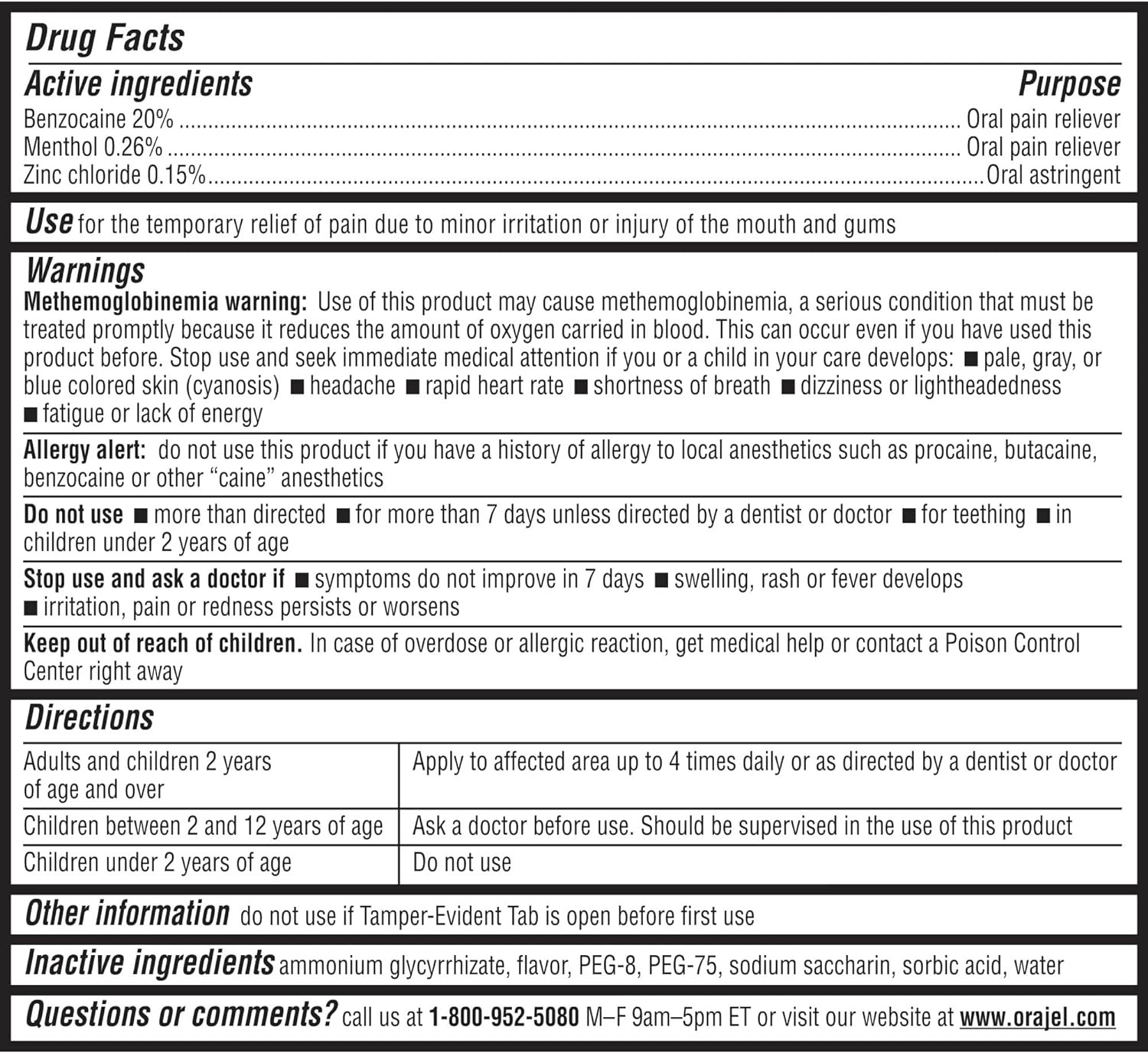 Orajel 3X Medicated For Toothache & Gum Gel