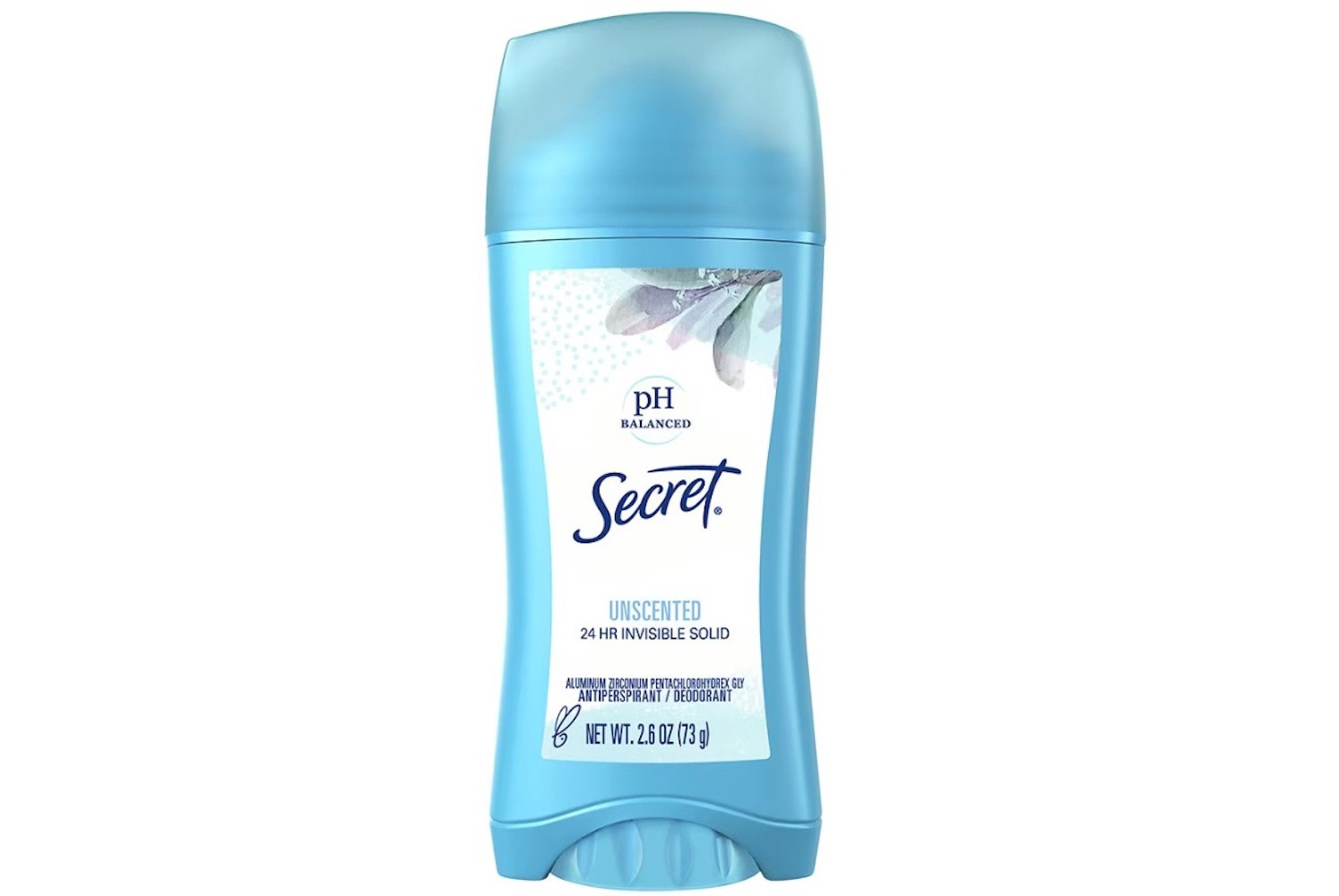 Secret Invisible Solid Antiperspirant Deodorant, Unscented