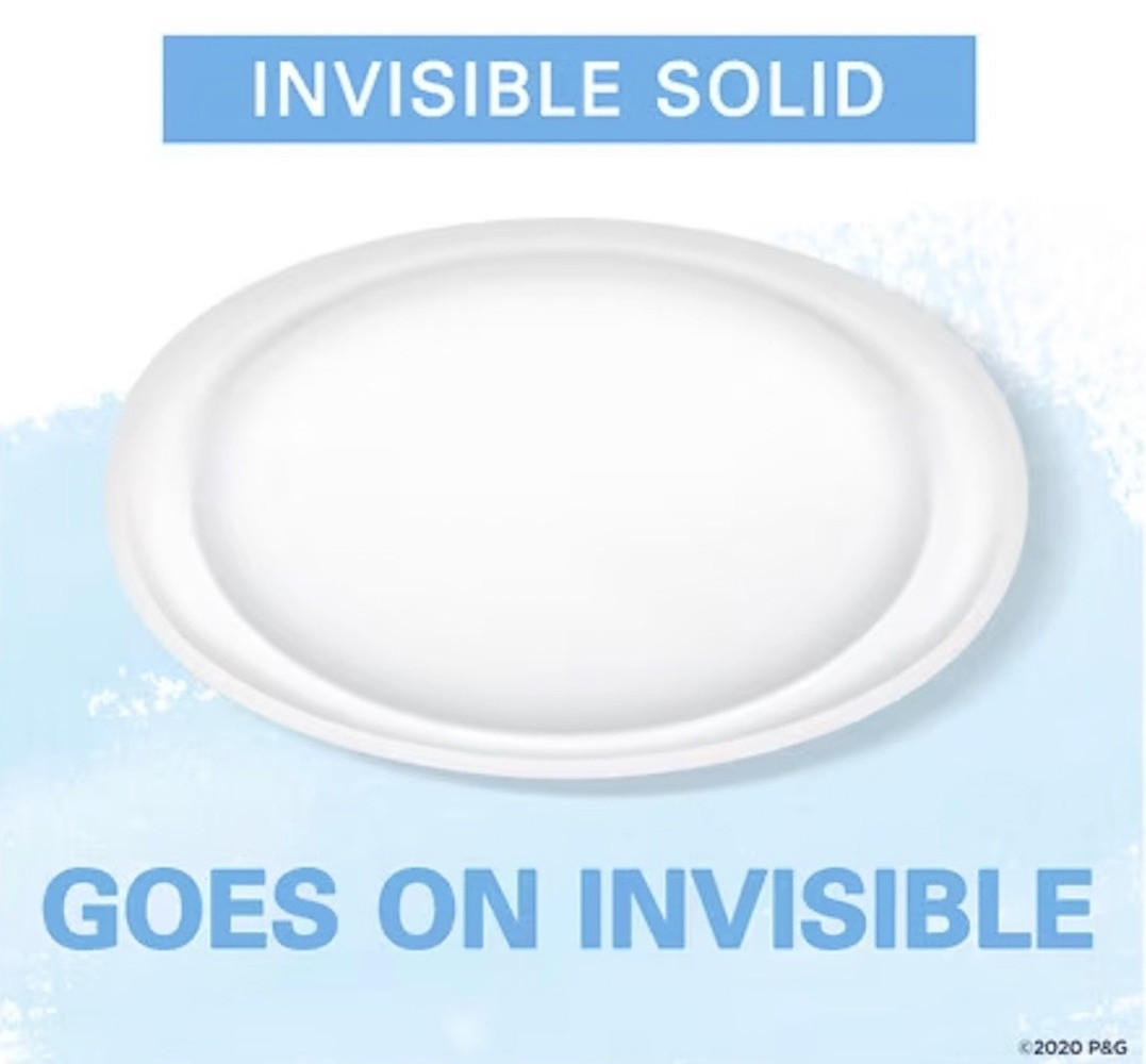 Secret Invisible Solid Antiperspirant Deodorant, Unscented