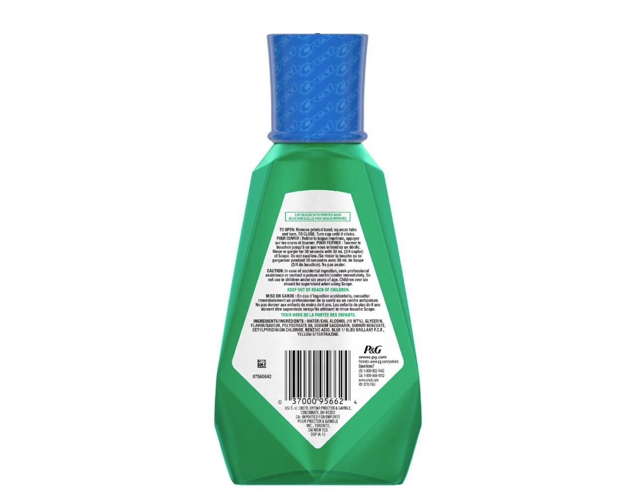 Crest Scope Classic Mouthwash, Original Formula