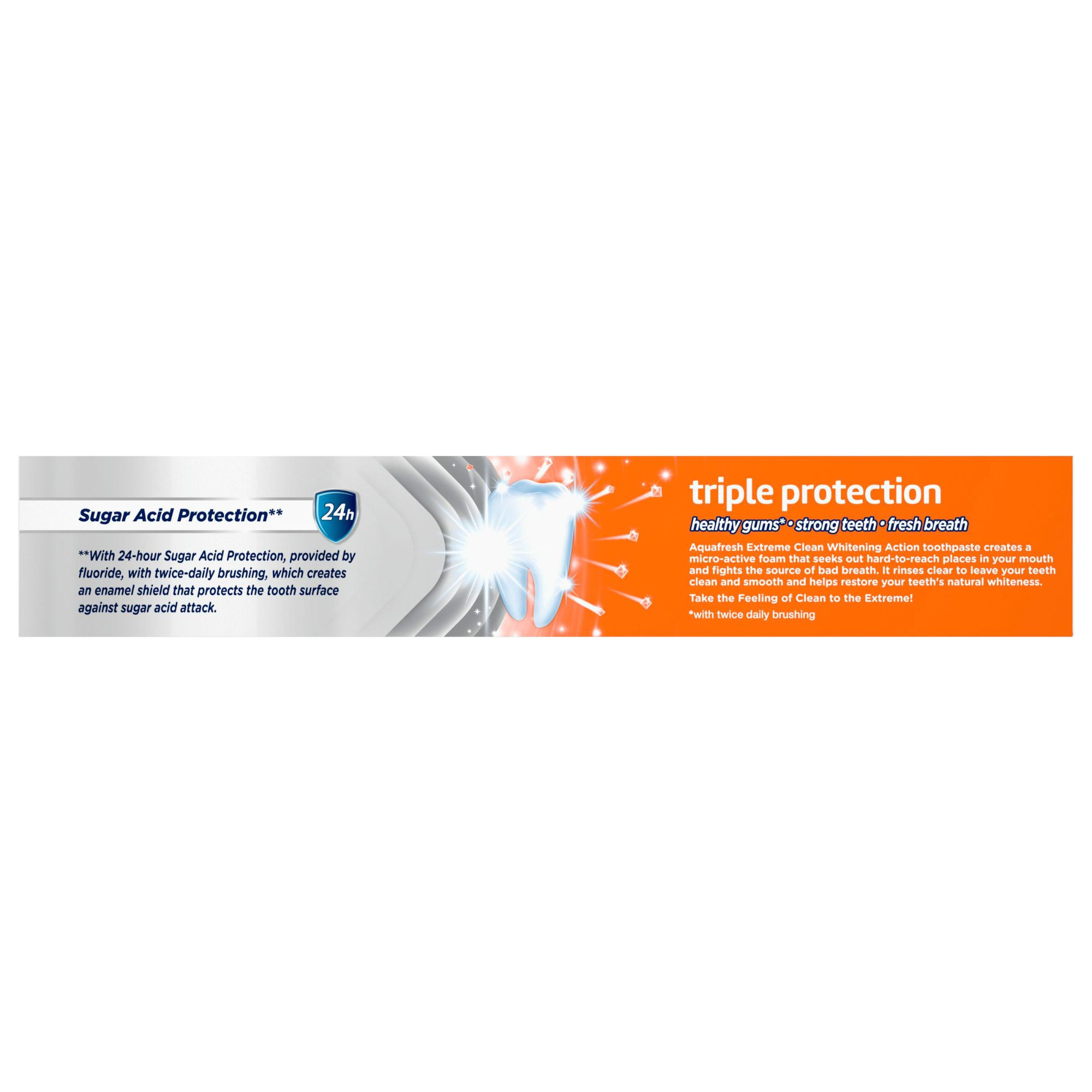 Aquafresh Extreme Clean Whitening Action Toothpaste