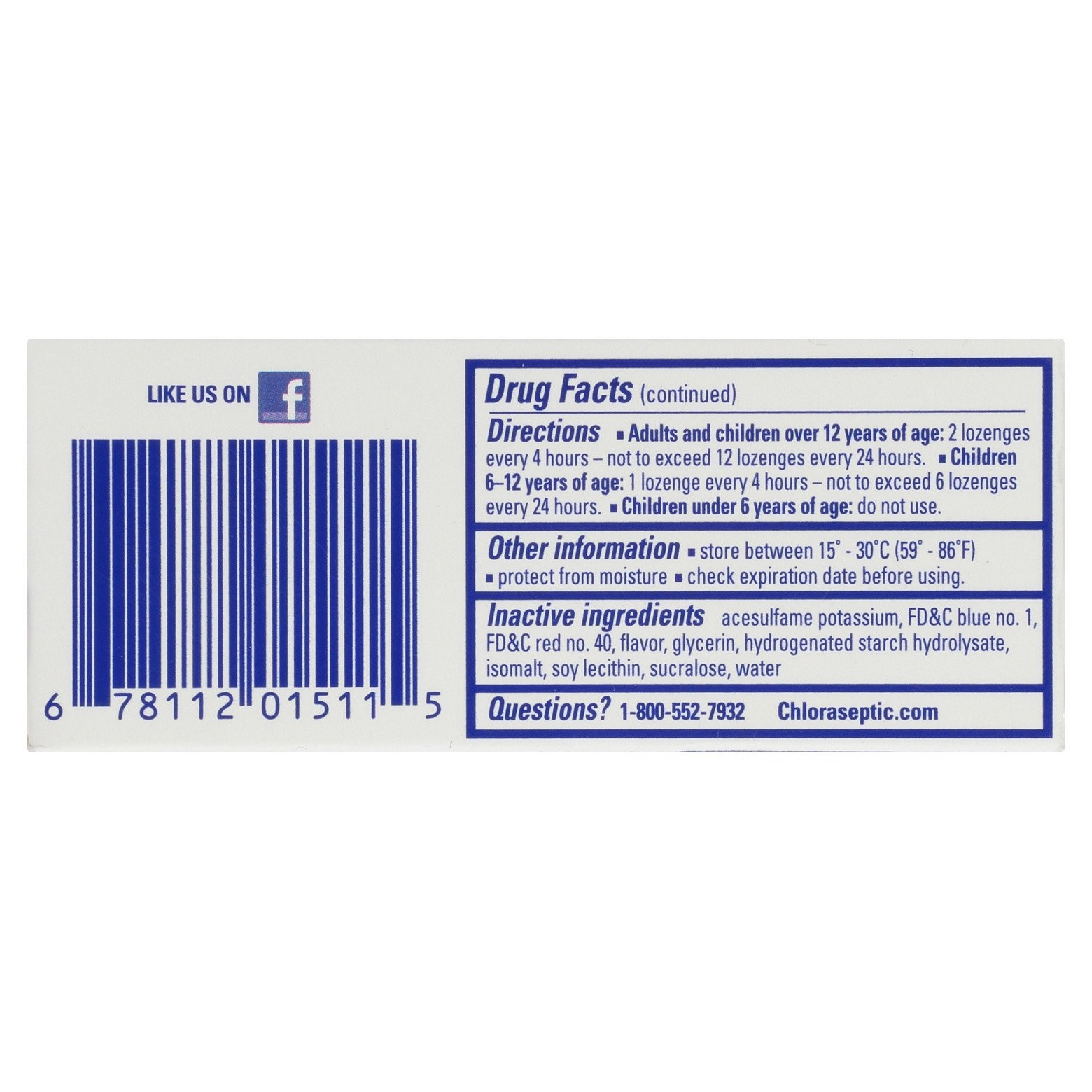 Chloraseptic Sore Throat & Cough Relief, Sugar Free Wild Cherry Flavor