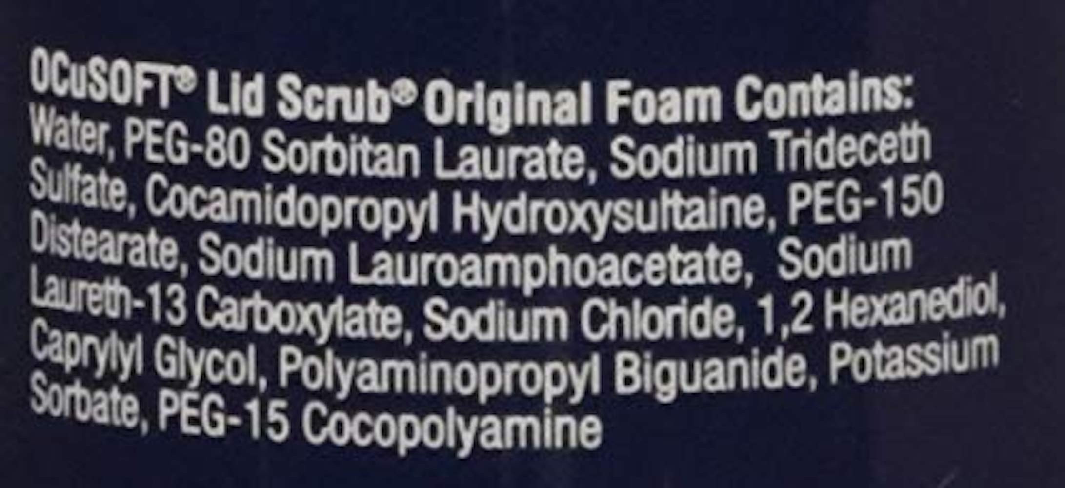 OCuSOFT Lid Scrub Original Foam Eyelid Cleanser
