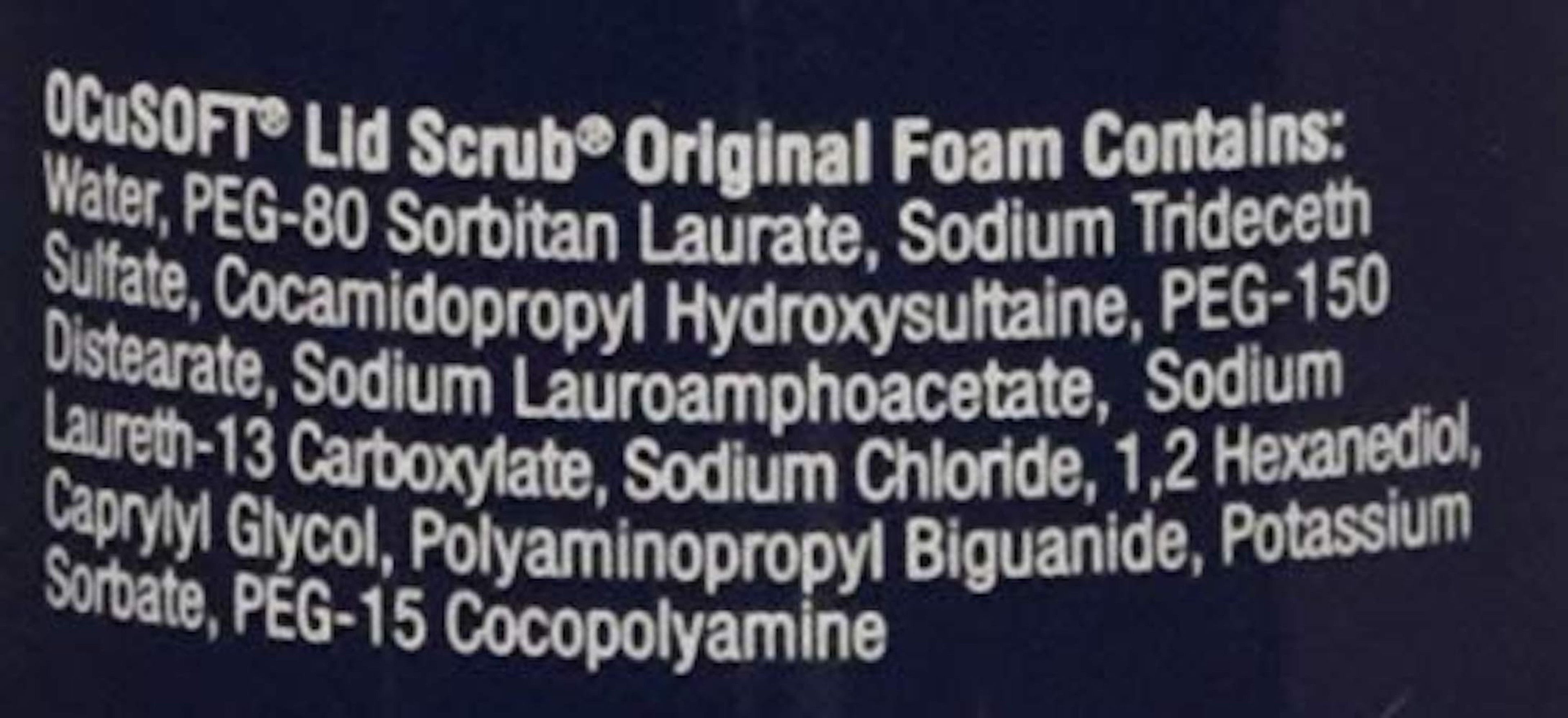 OCuSOFT Lid Scrub Original Foam Eyelid Cleanser