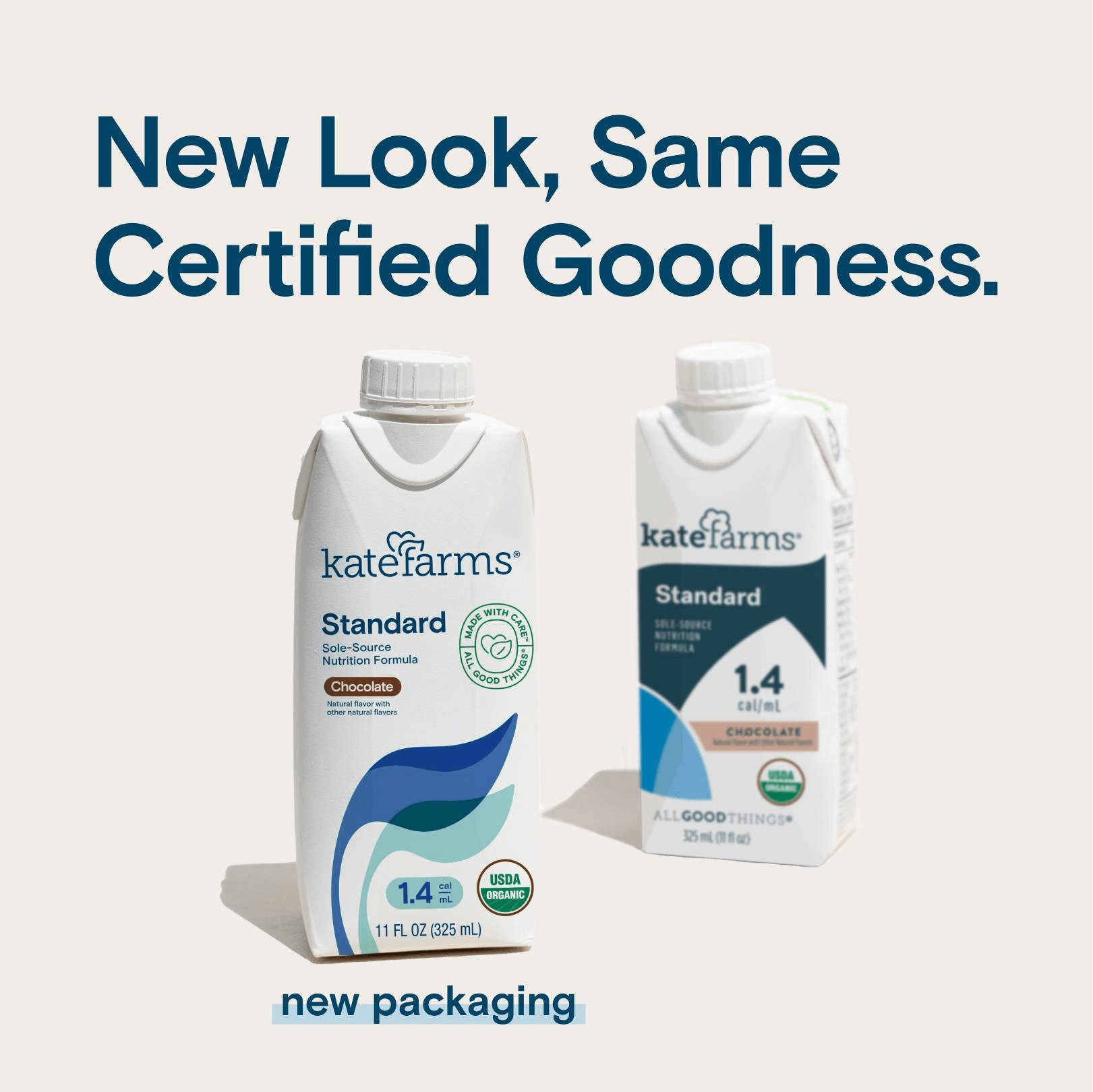 Kate Farms Standard 1.4 Sole-Source Nutrition Formula, Chocolate, 11 oz.