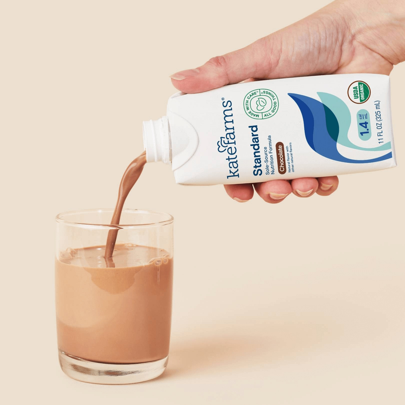 Kate Farms Standard 1.4 Sole-Source Nutrition Formula, Chocolate, 11 oz.