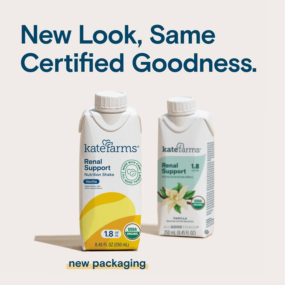 Kate Farms 1.8 Renal Support Nutritional Shake, Vanilla