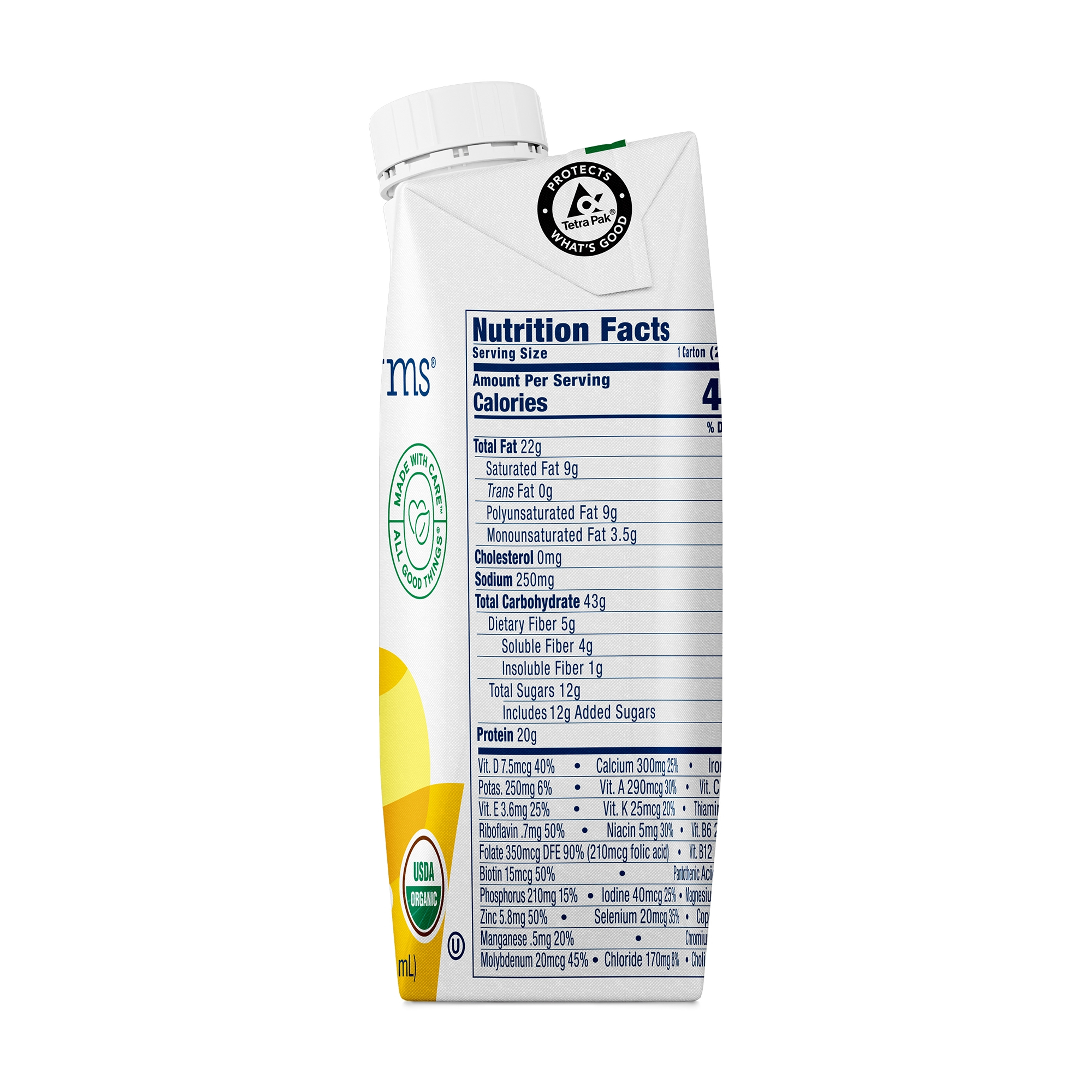 Kate Farms 1.8 Renal Support Nutritional Shake, Vanilla