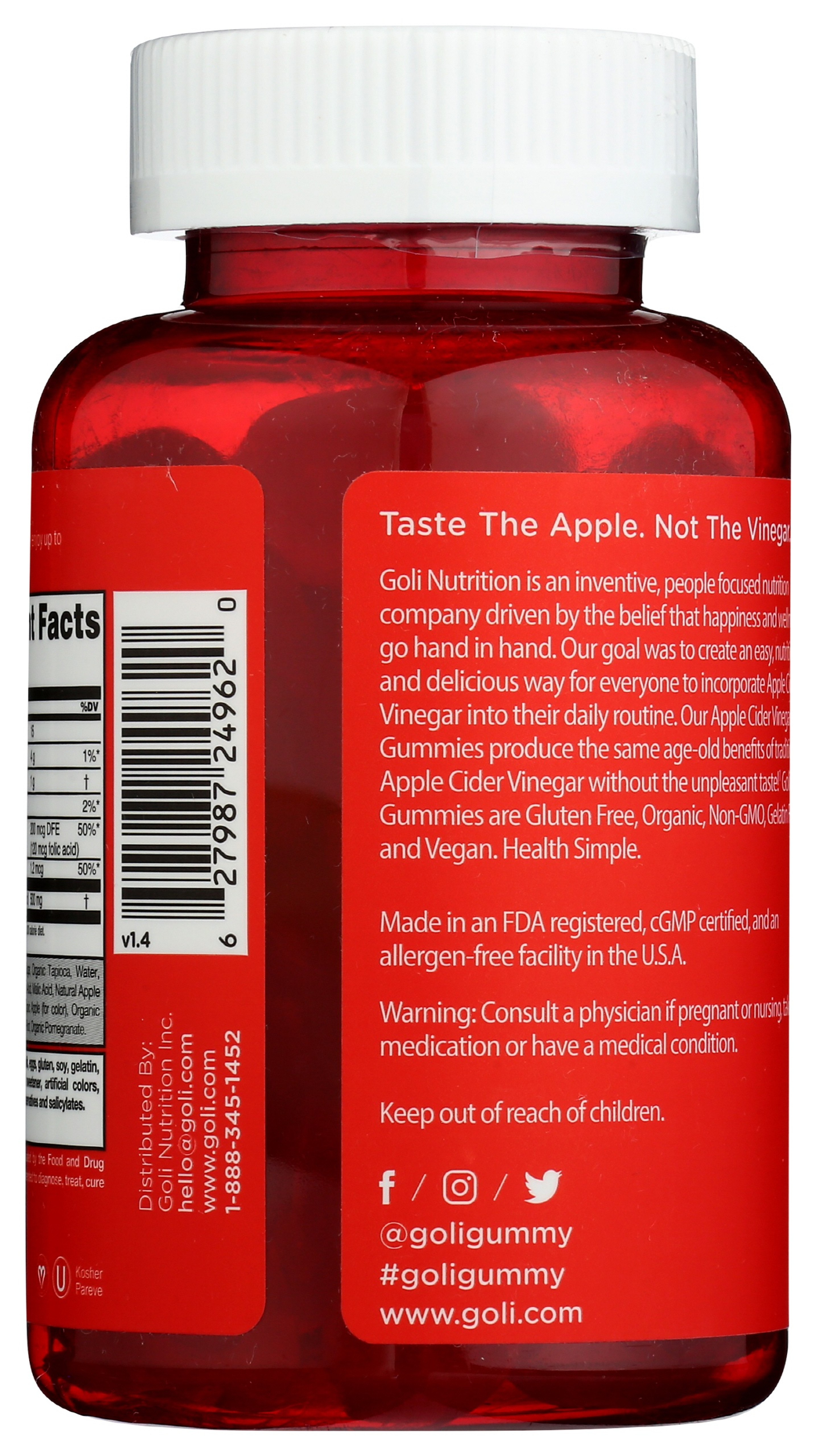 Goli Apple Cider Vinegar Gummies