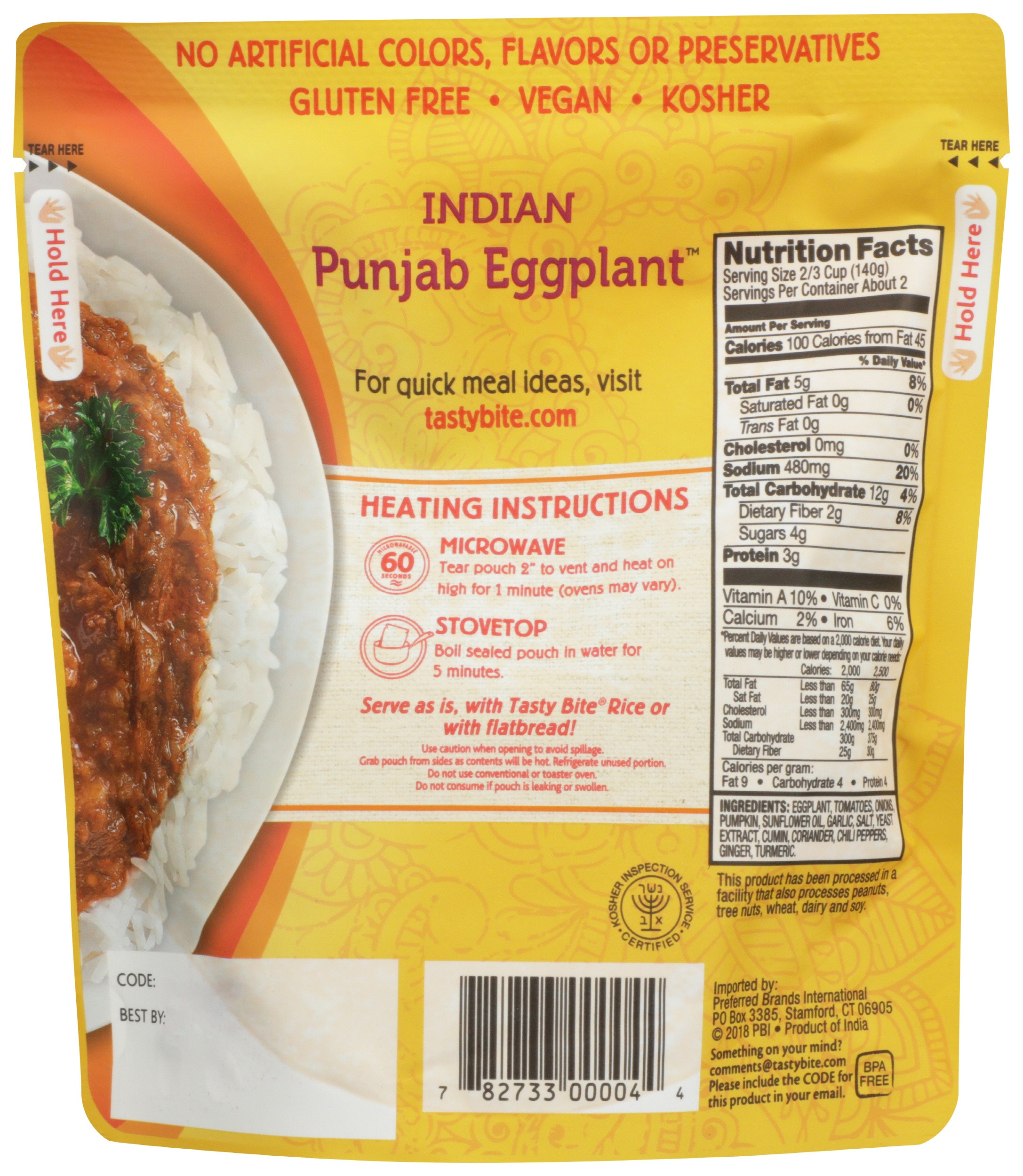 Tasty Bite Punjab Eggplant