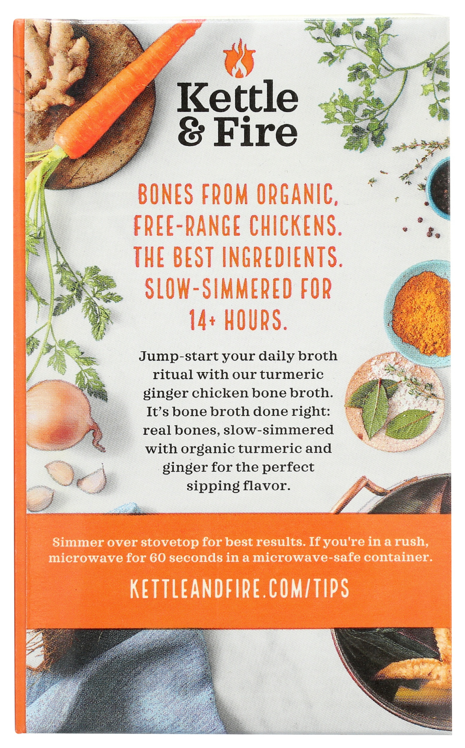 Kettle & Fire Tumeric Ginger Chicken Bone Broth