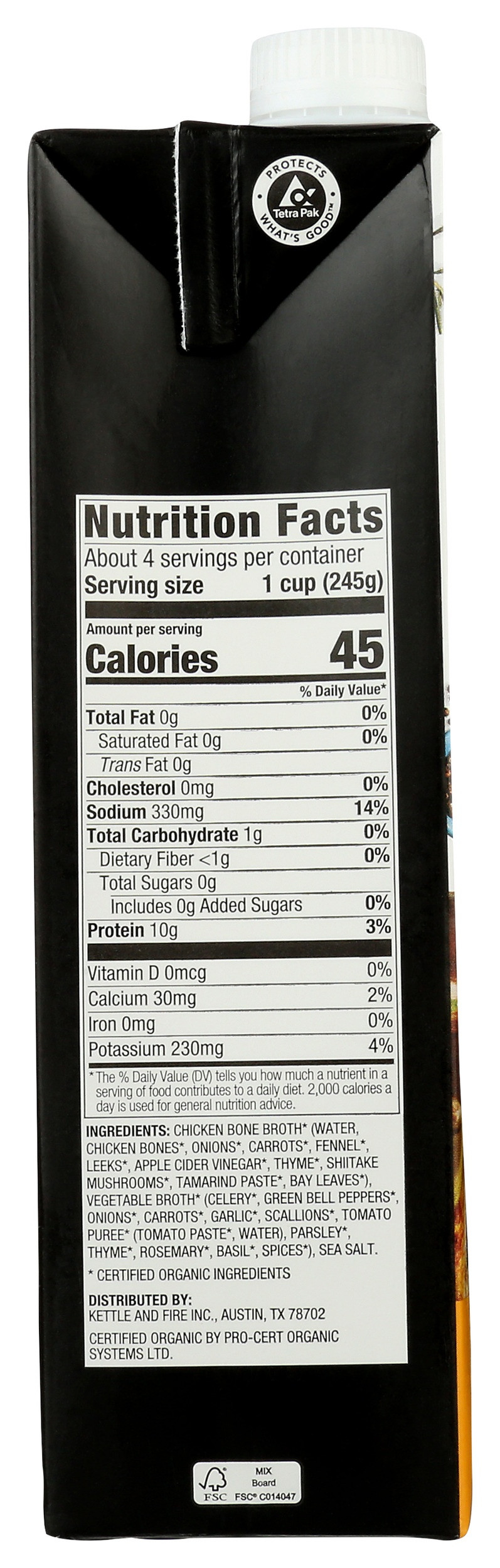 Kettle & Fire Classic Chicken Bone Broth