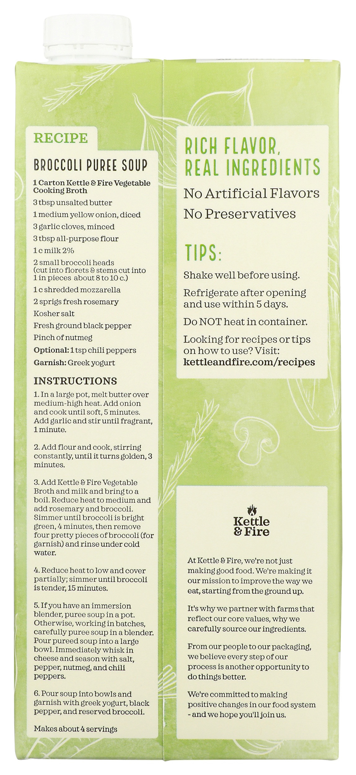 Kettle & Fire Vegetable Broth