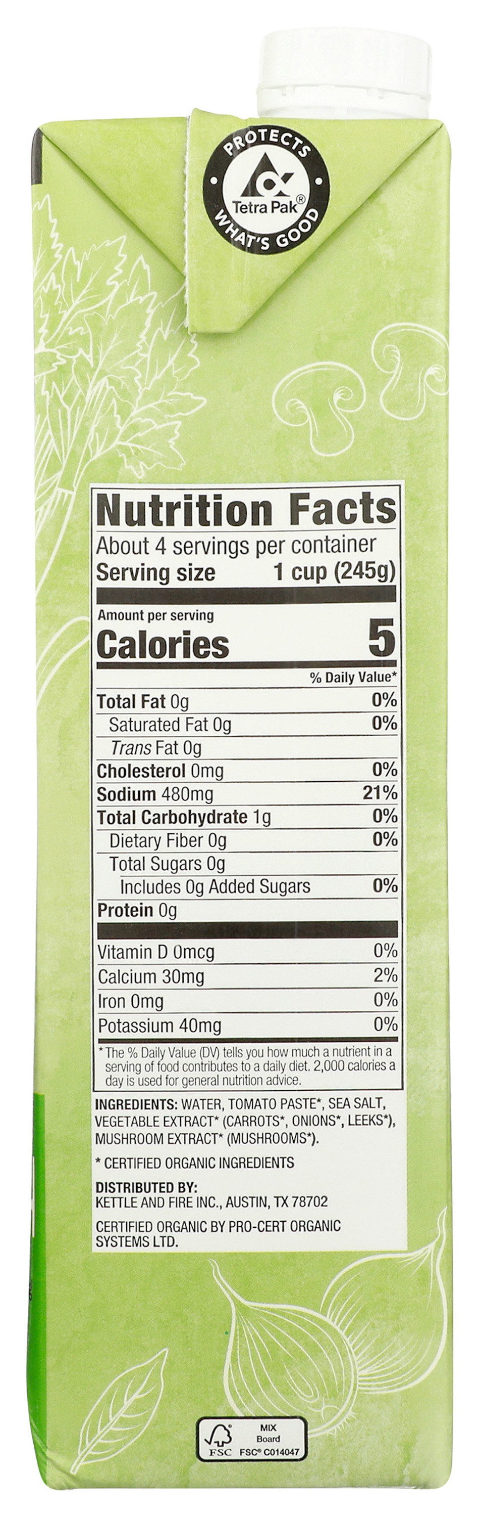 Kettle & Fire Vegetable Broth