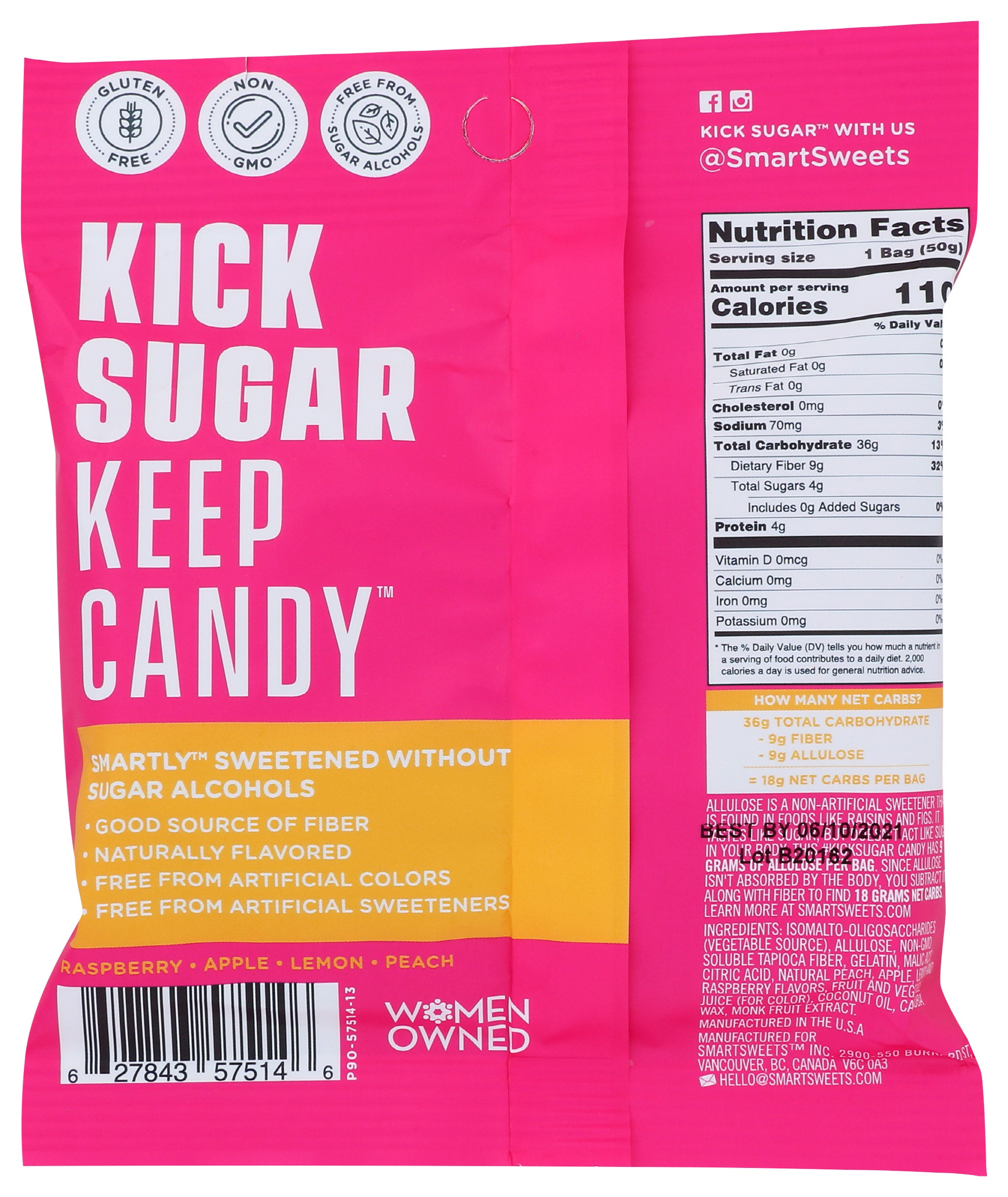 SmartSweets Fruity Gummy Bears