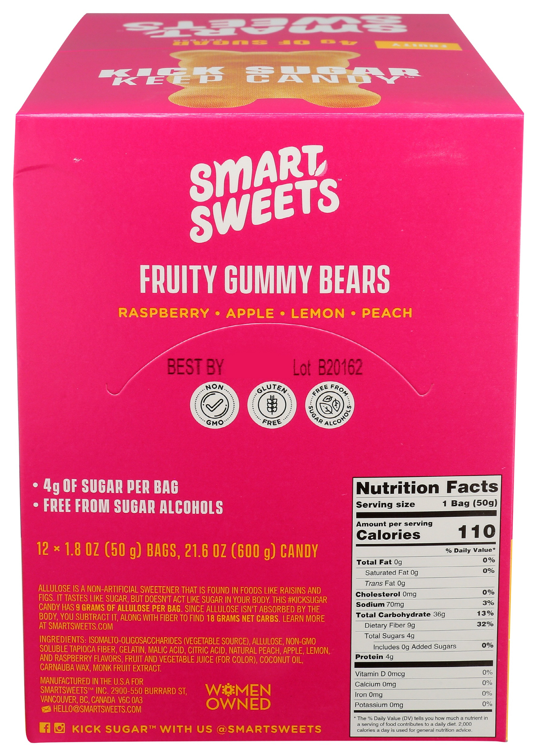 SmartSweets Fruity Gummy Bears