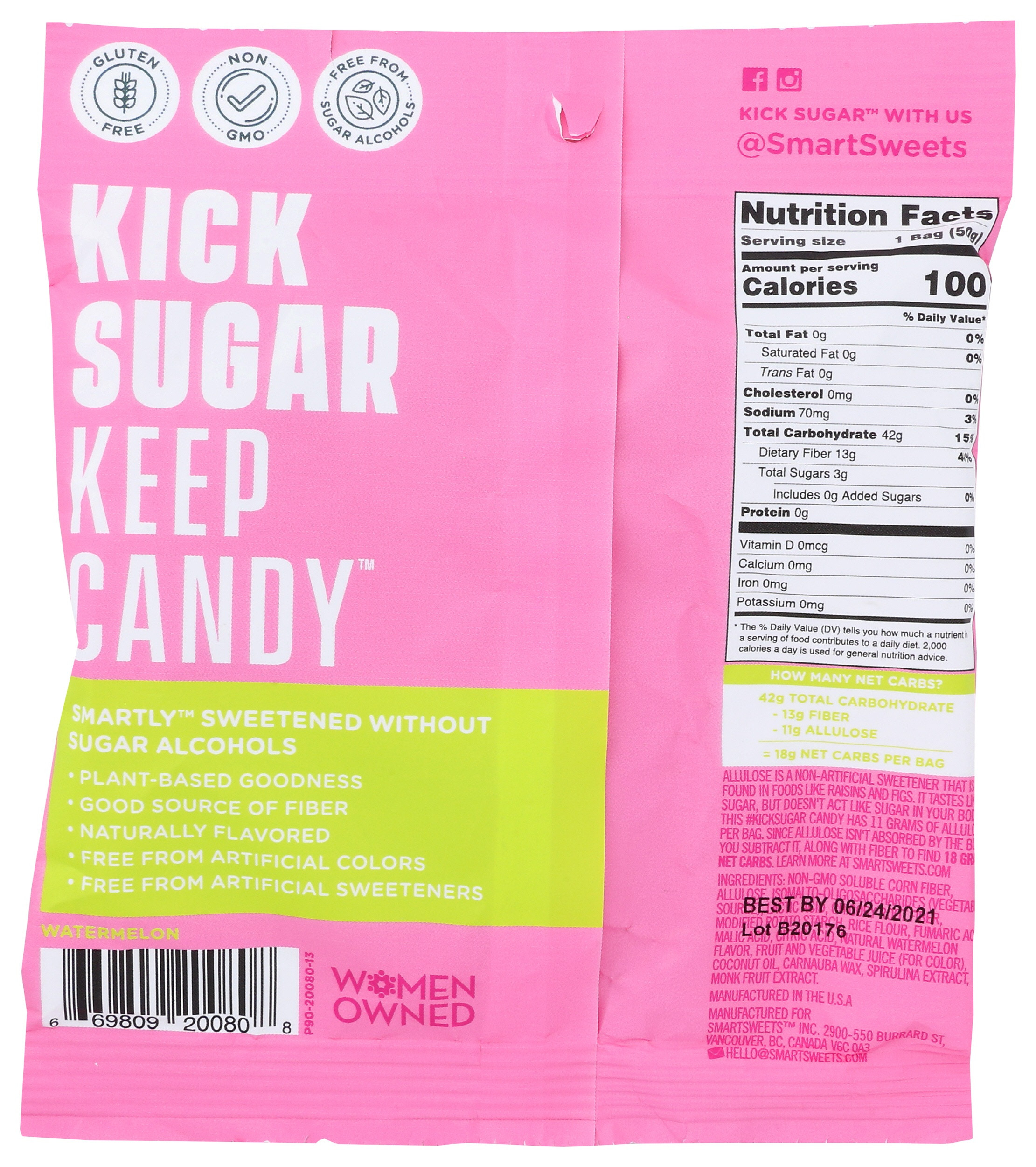 SmartSweets Sourmelon Bites