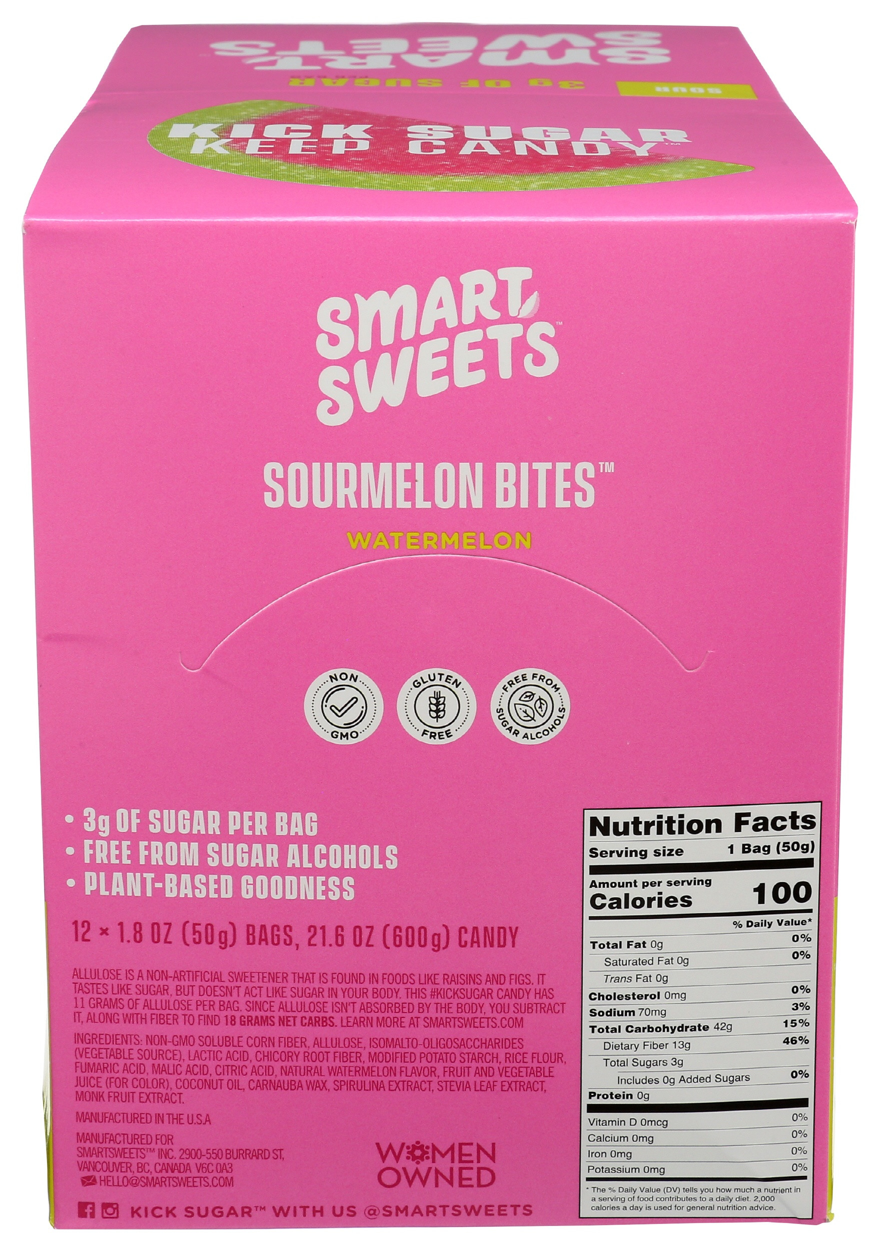SmartSweets Sourmelon Bites