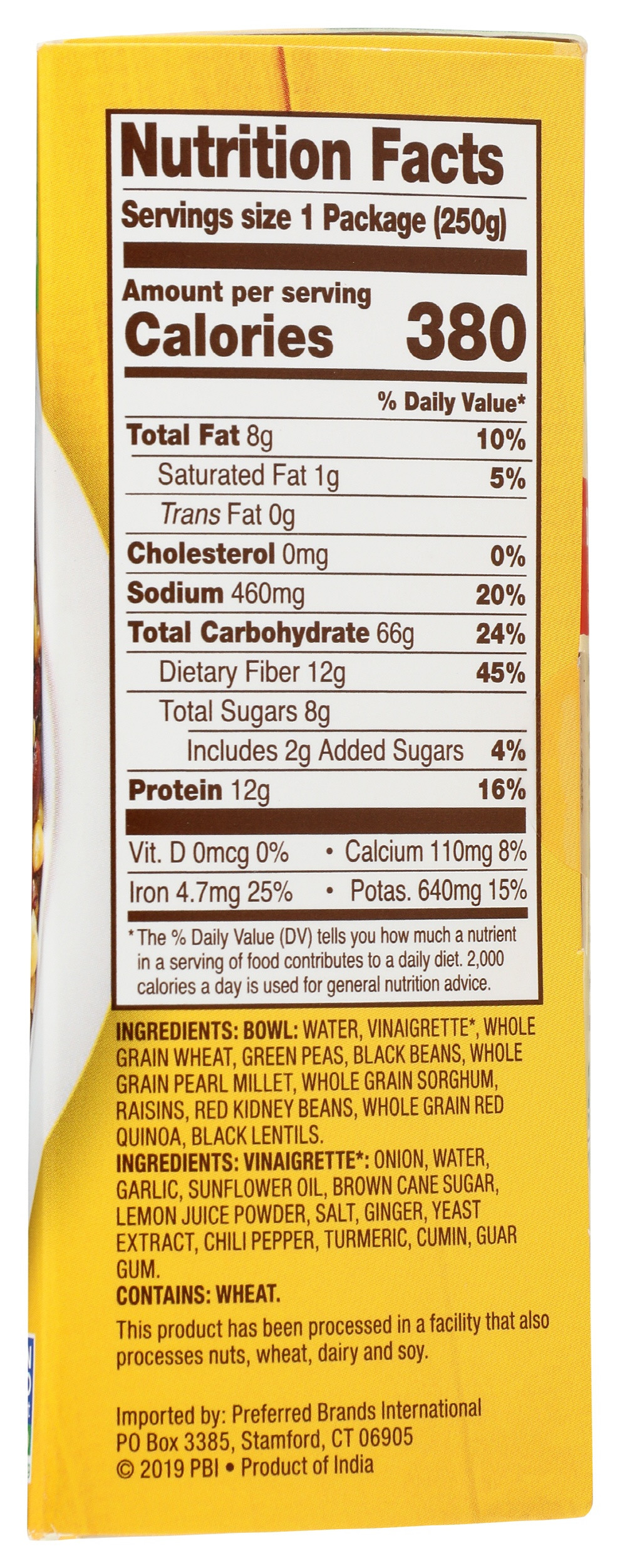 Tasty Bite Protein Bowl Indian Style