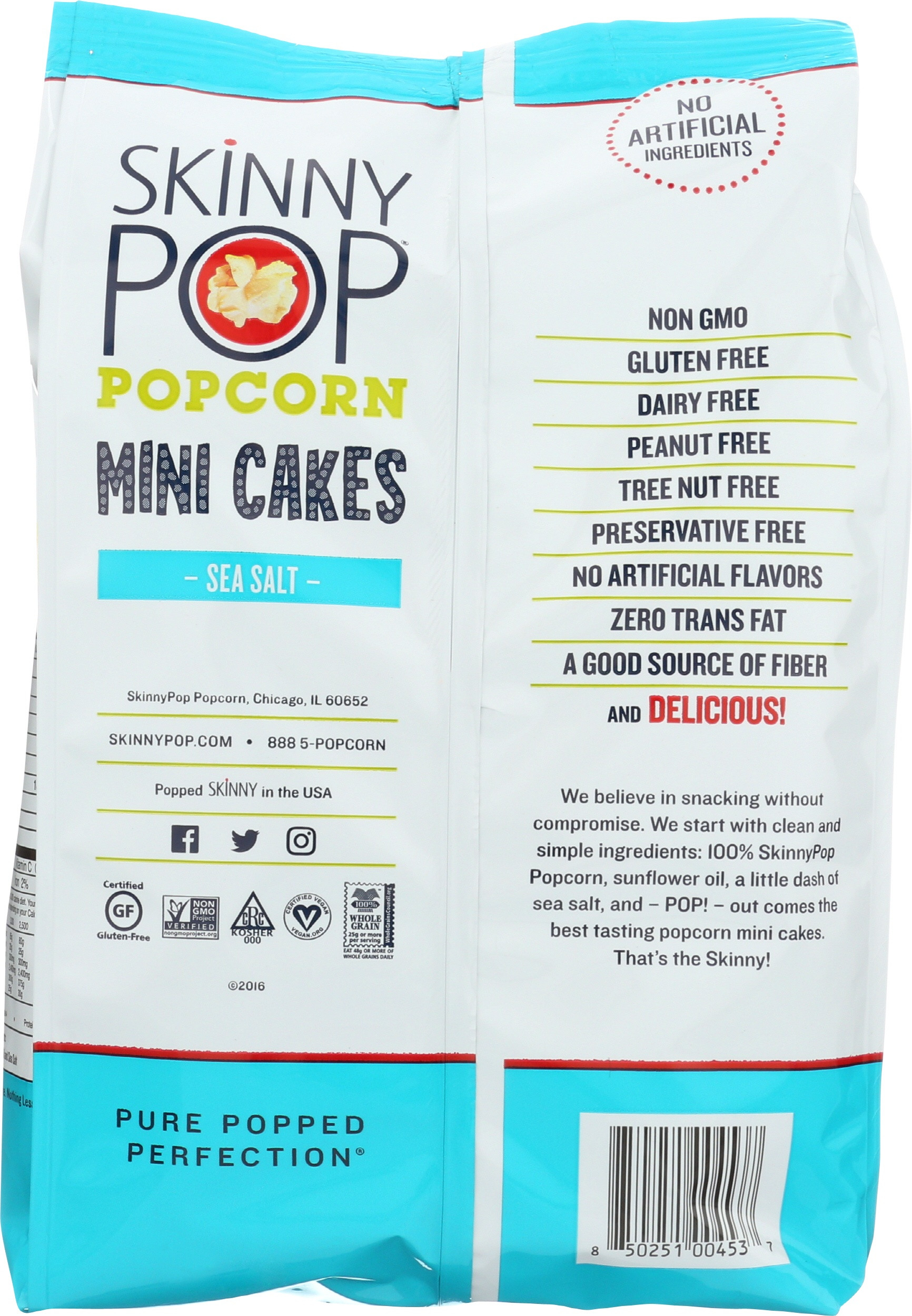 SkinnyPop Popcorn Mini Cakes