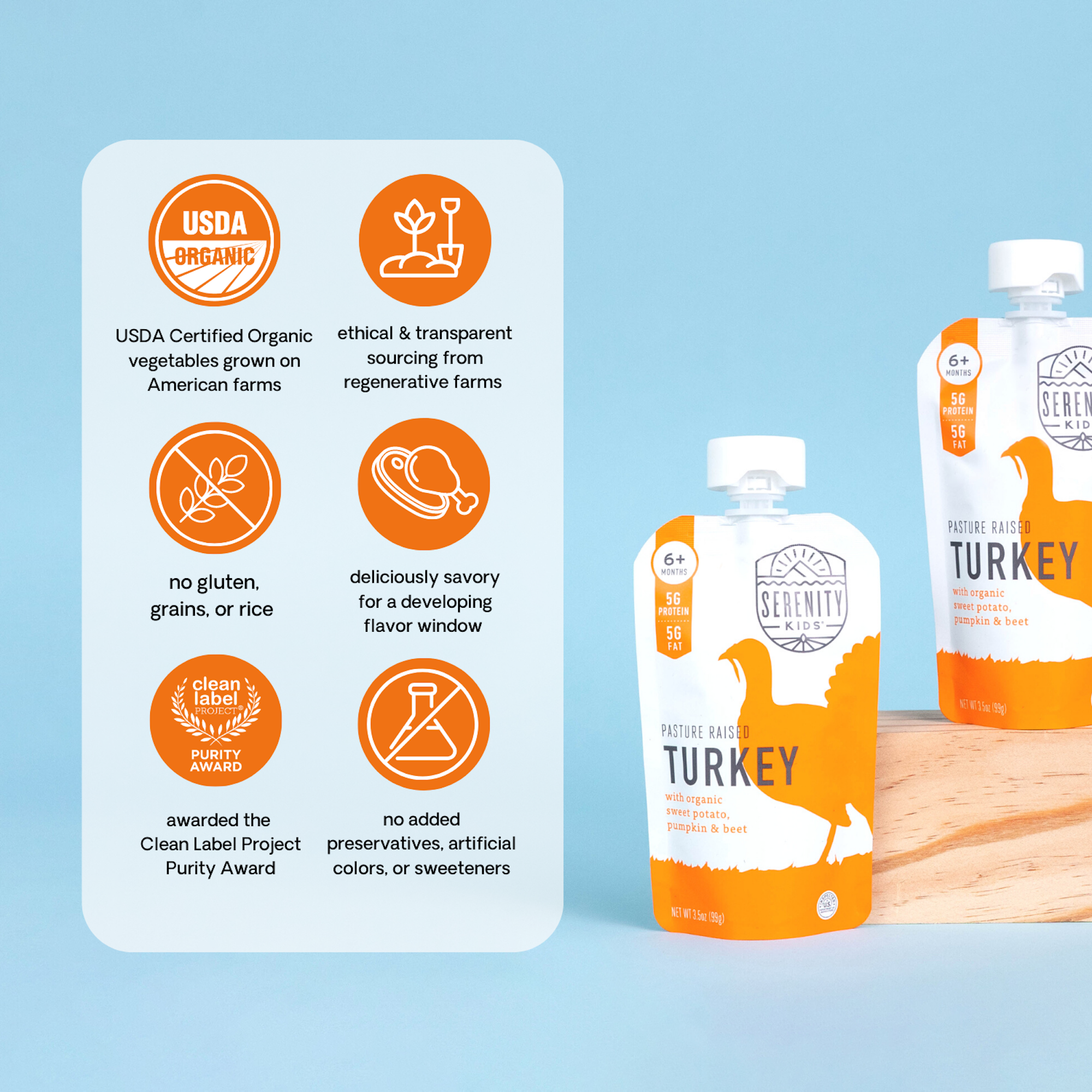 Serenity Kids Baby Food Pouches