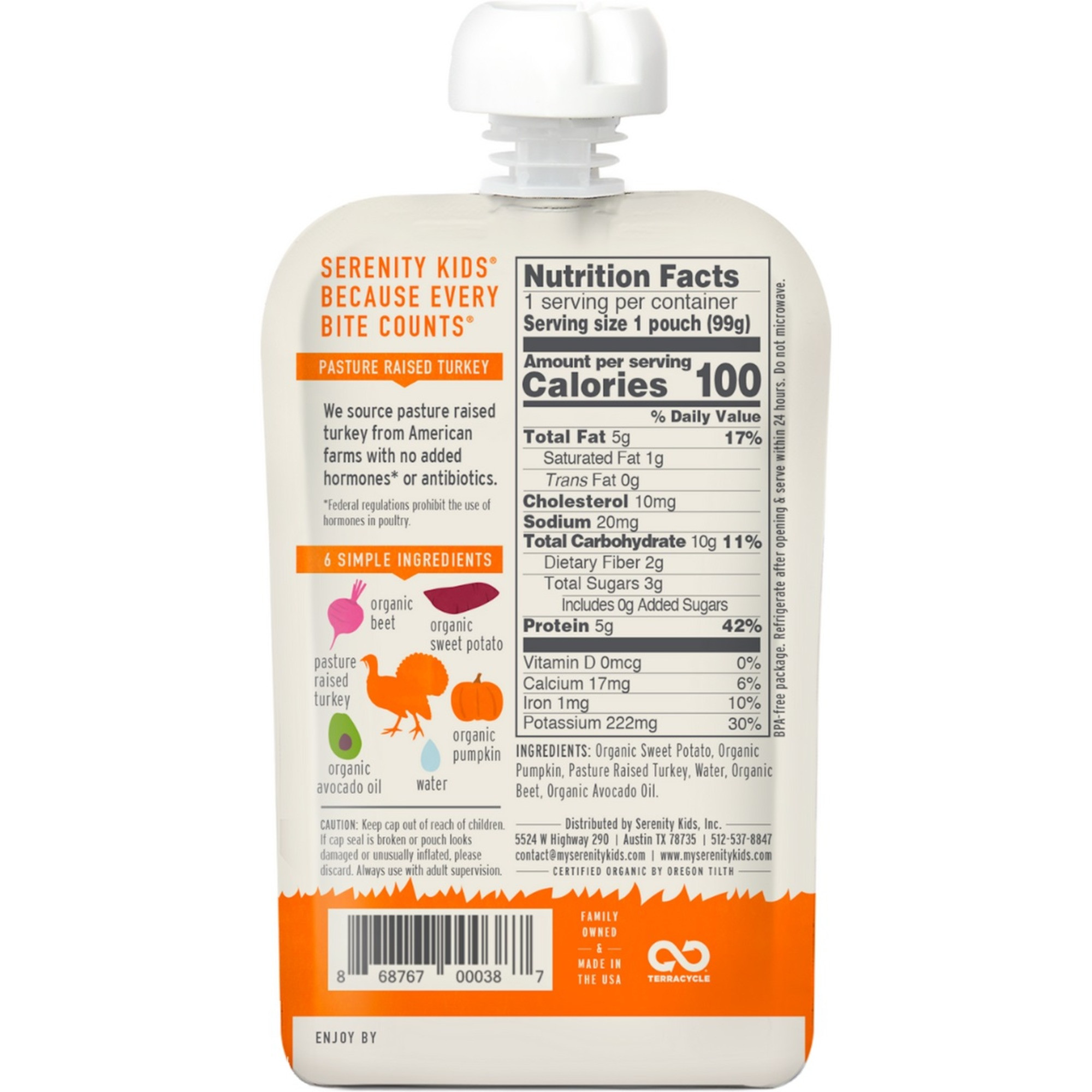 Serenity Kids Baby Food Pouches