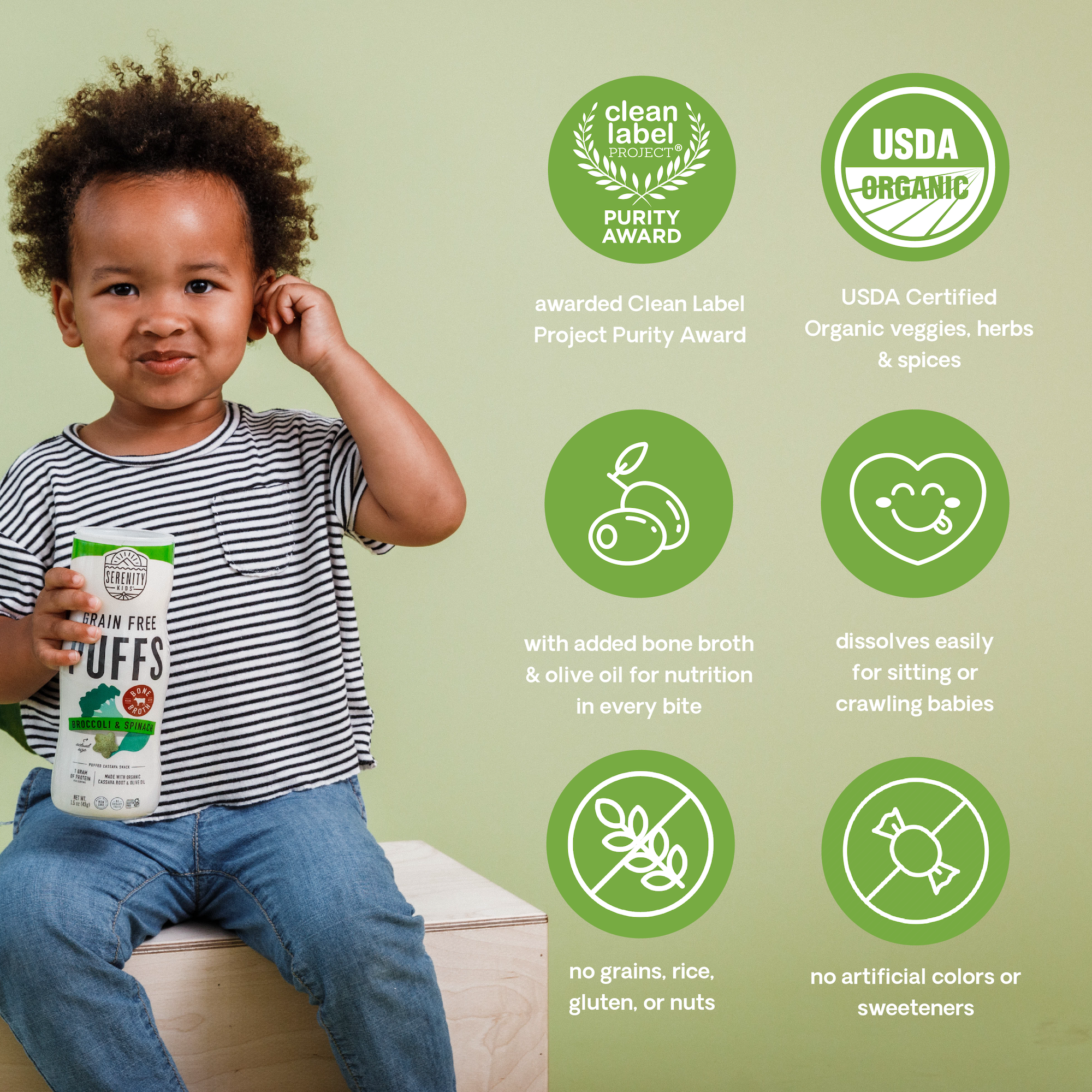 Serenity Kids Baby Puffs