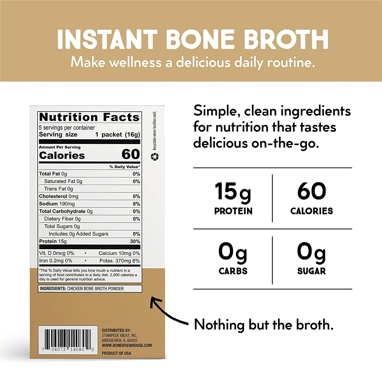 Bone Brewhouse Instant Chicken Broth