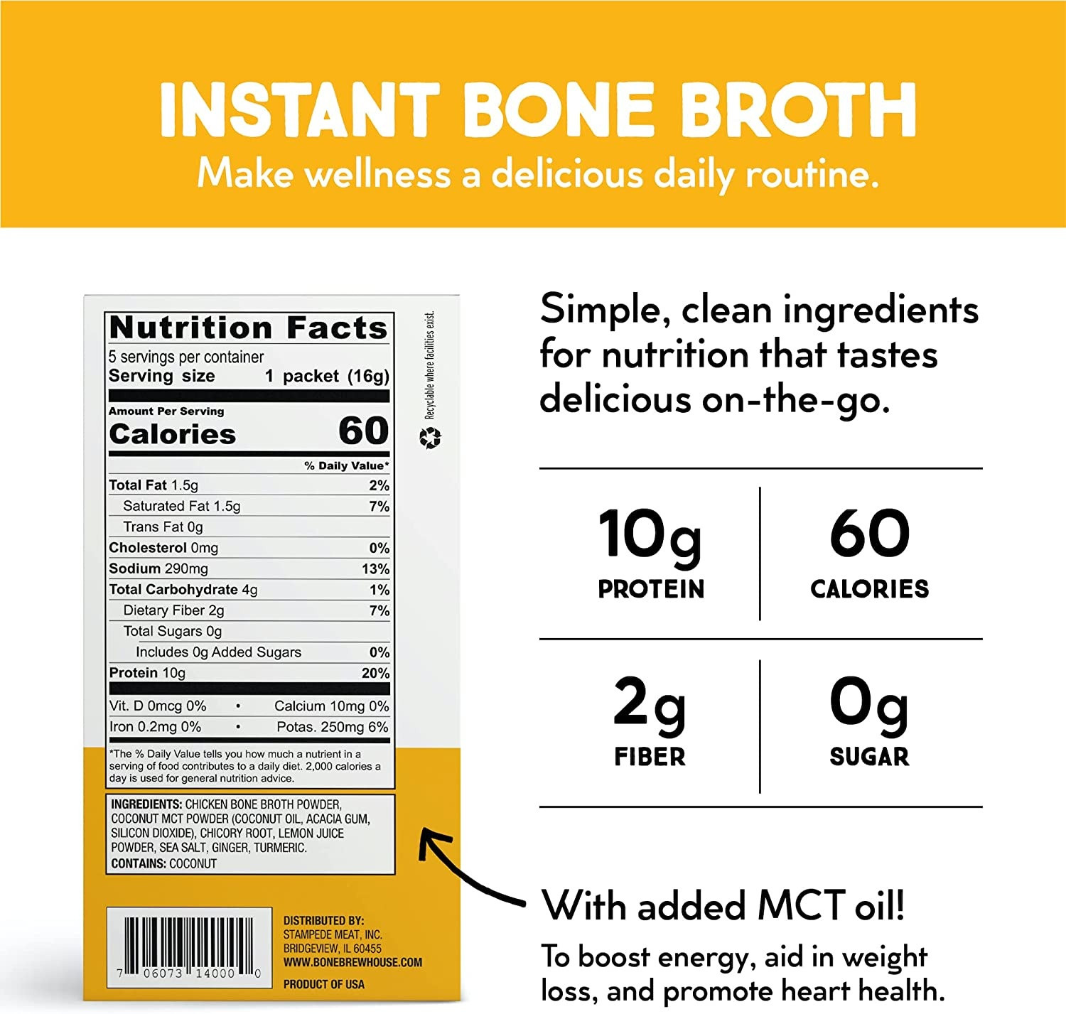 Bone Brewhouse Instant Chicken Broth