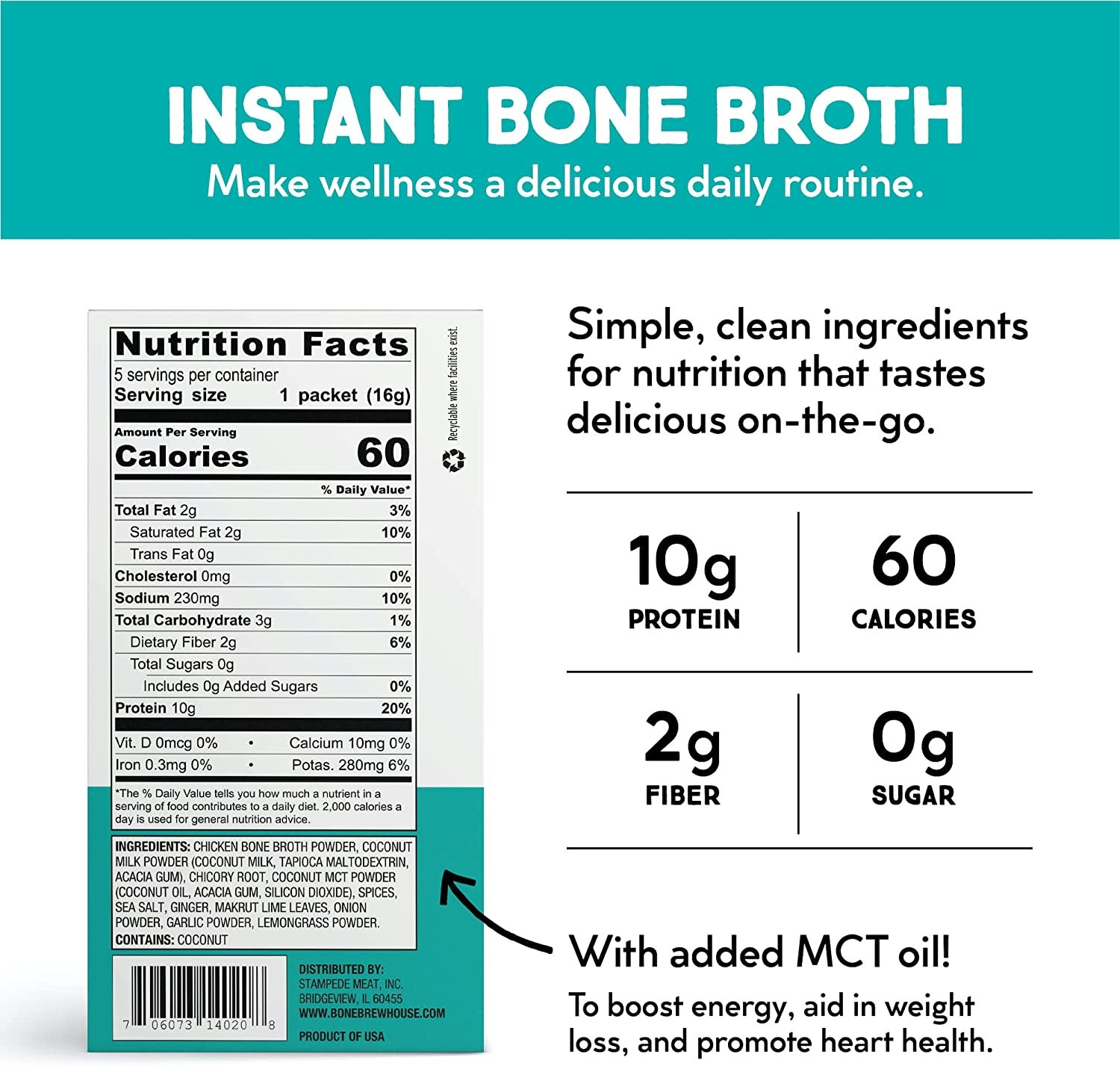 Bone Brewhouse Instant Chicken Broth