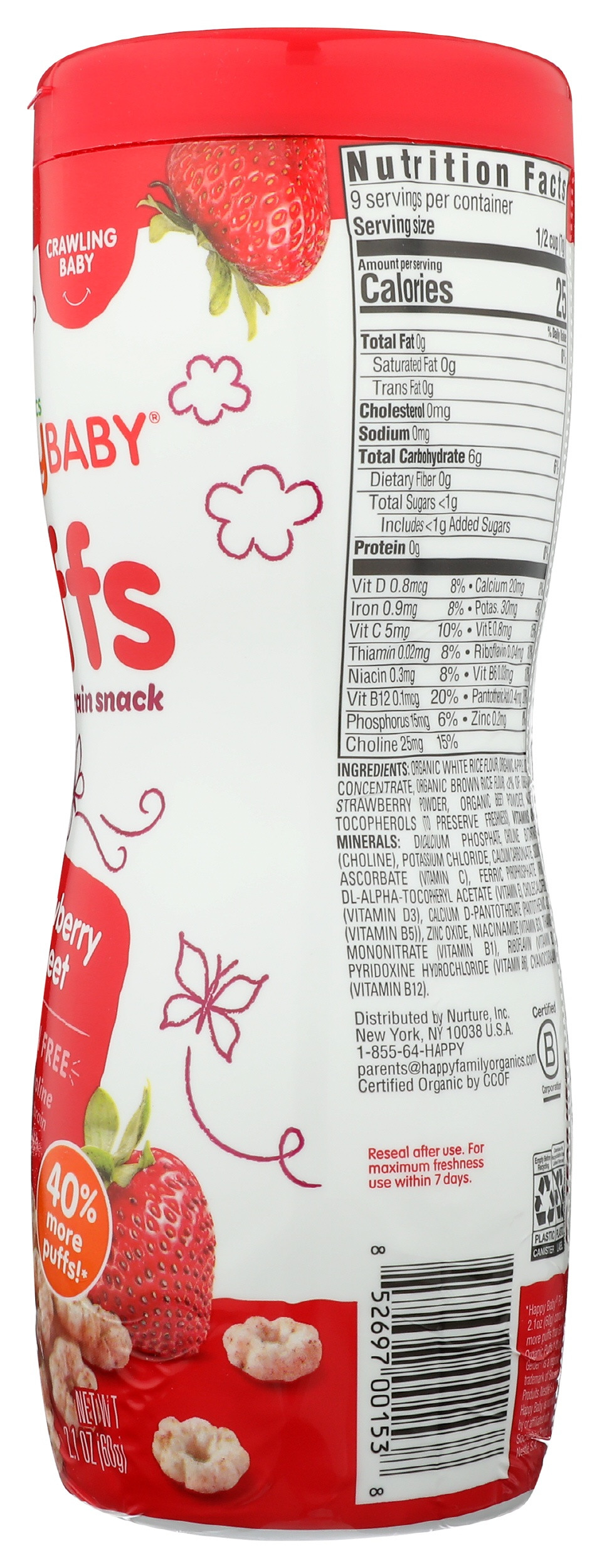 Happy Baby Superfood Baby Puffs