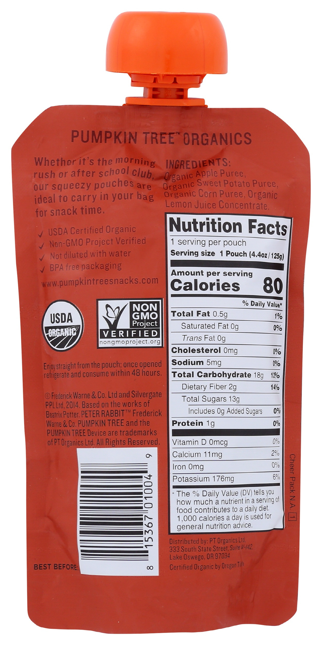 Peter Rabbit Organics Fruit & Veggies Pouches