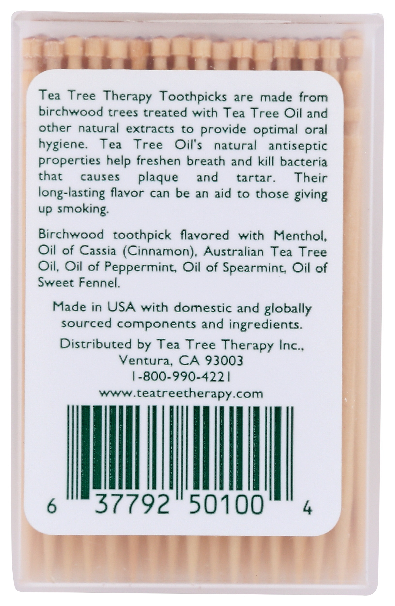 Tea Tree Therapy Mint Toothpicks