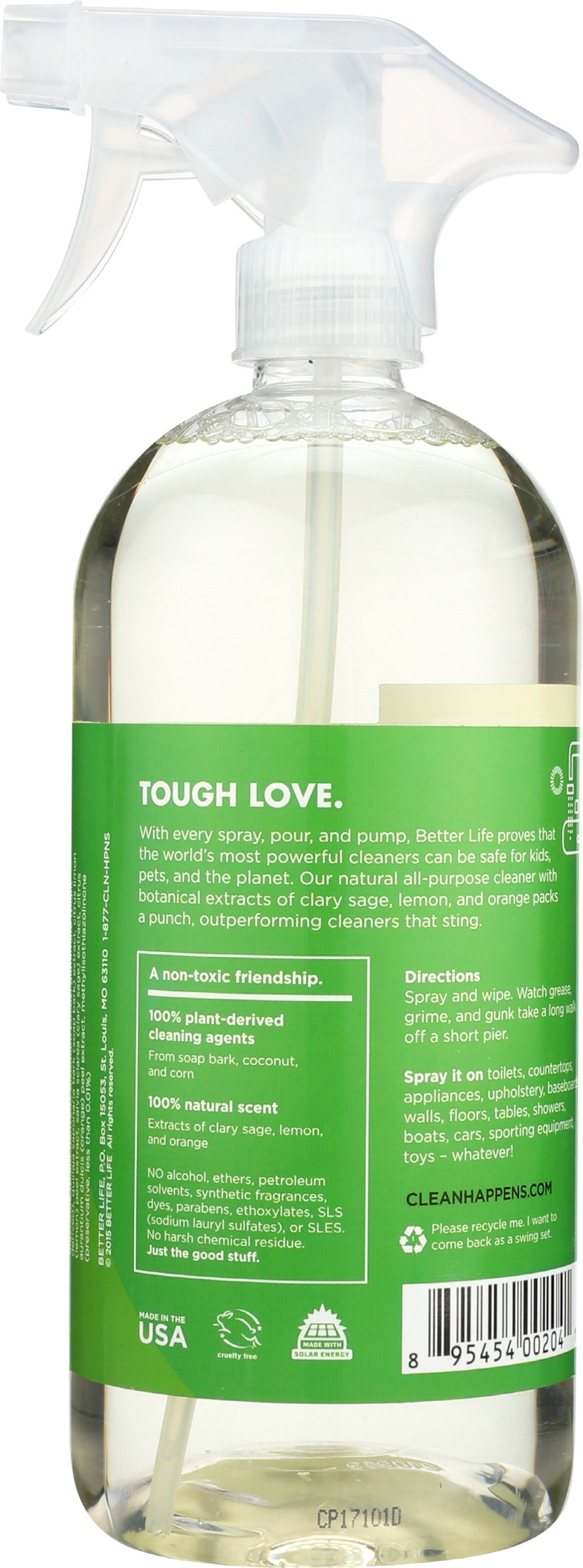 Better Life All-Purpose Cleaner, Clary Sage & Citrus