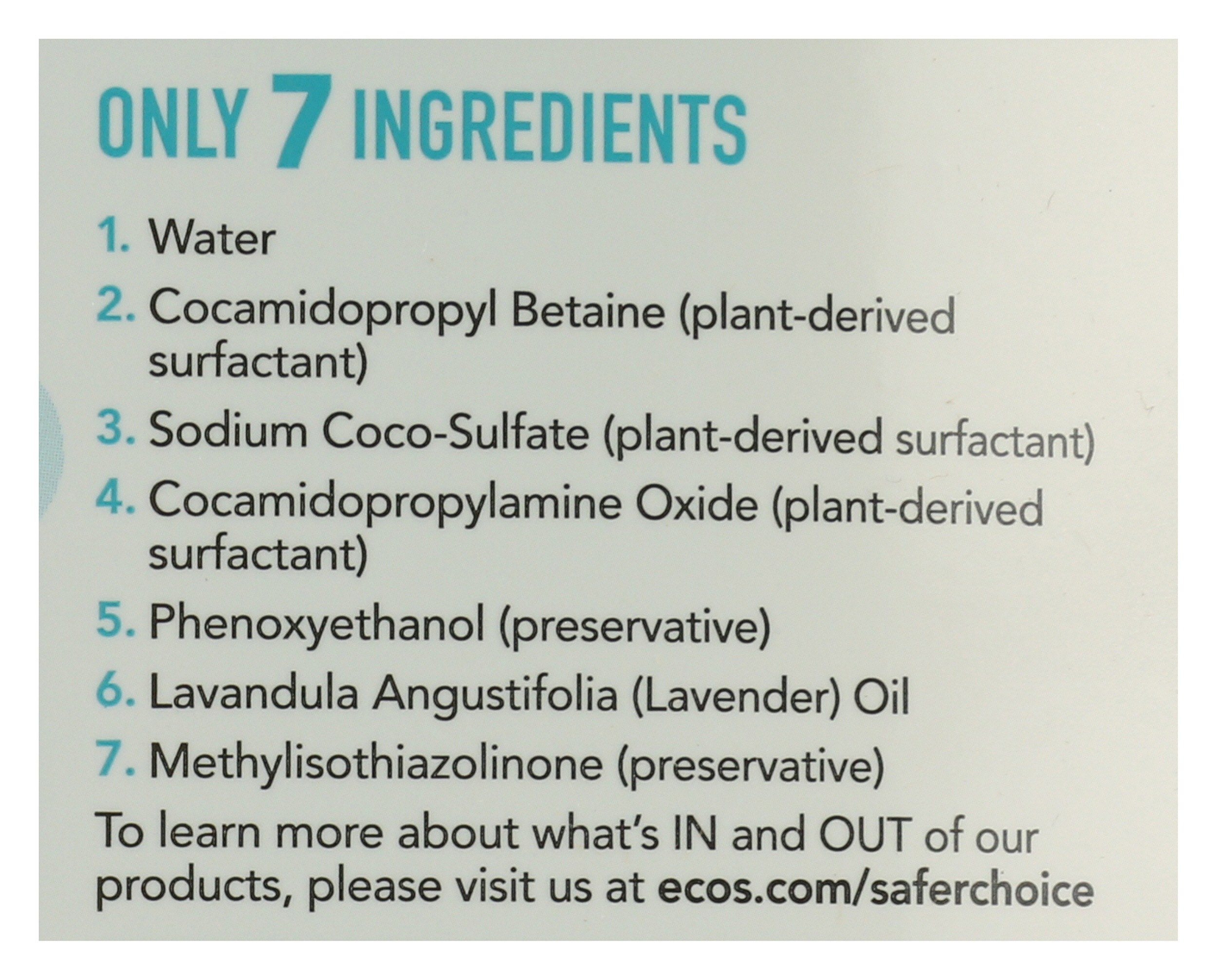 ECOS Plant Powered Laundry Detergent, Lavender Scent