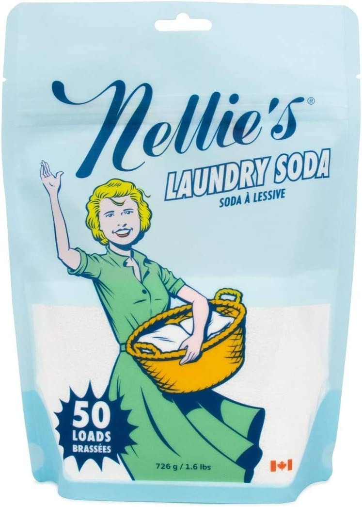 Nellie's All-Natural Laundry Soda Detergent, 50 Loads