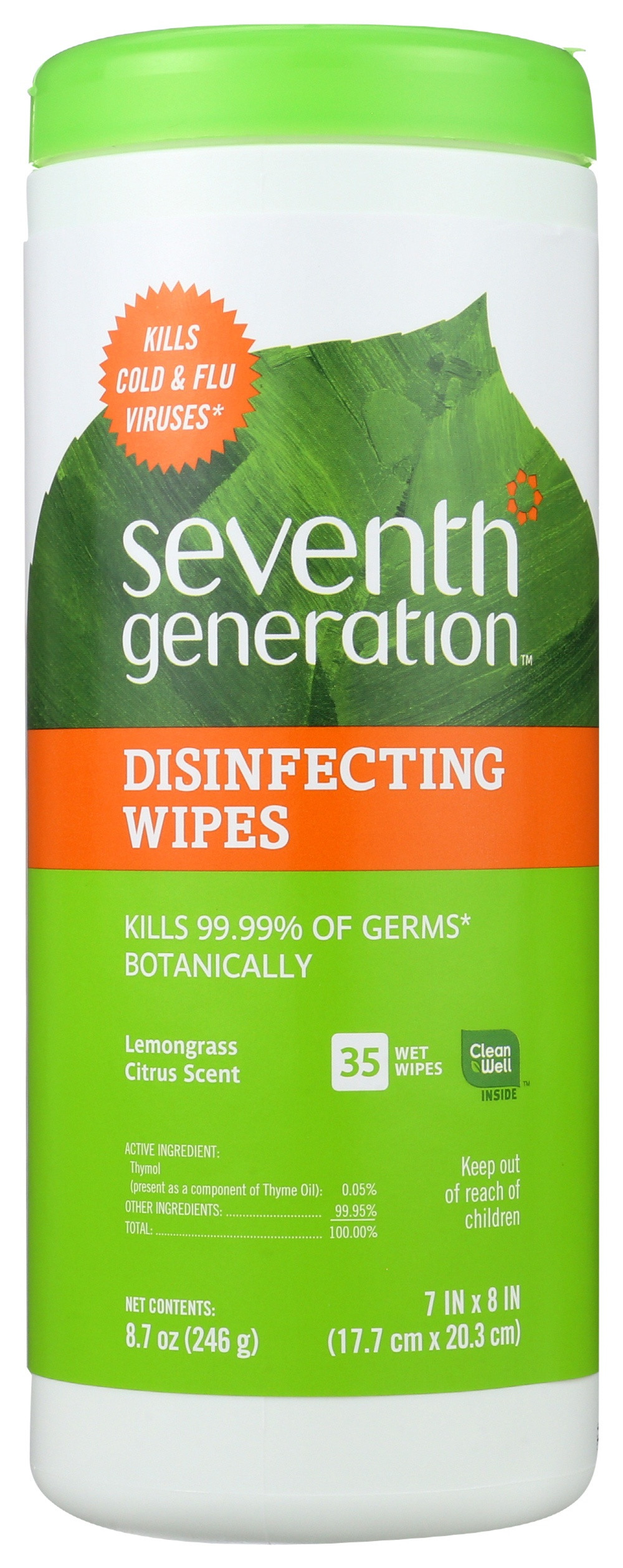 Seventh Generation Multi-Surface Disinfecting Wipes