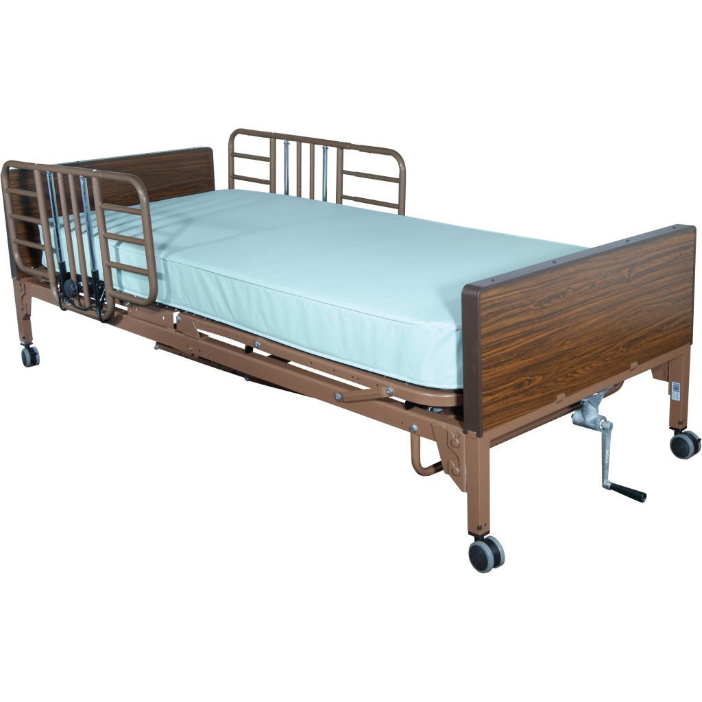 Drive Half-Length Bed Rail, Brown Vein Finish