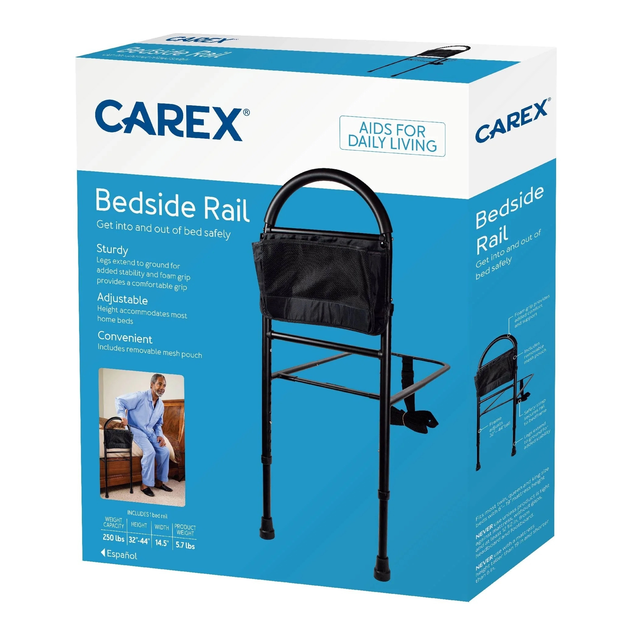 Carex Easy Up Bed Rail