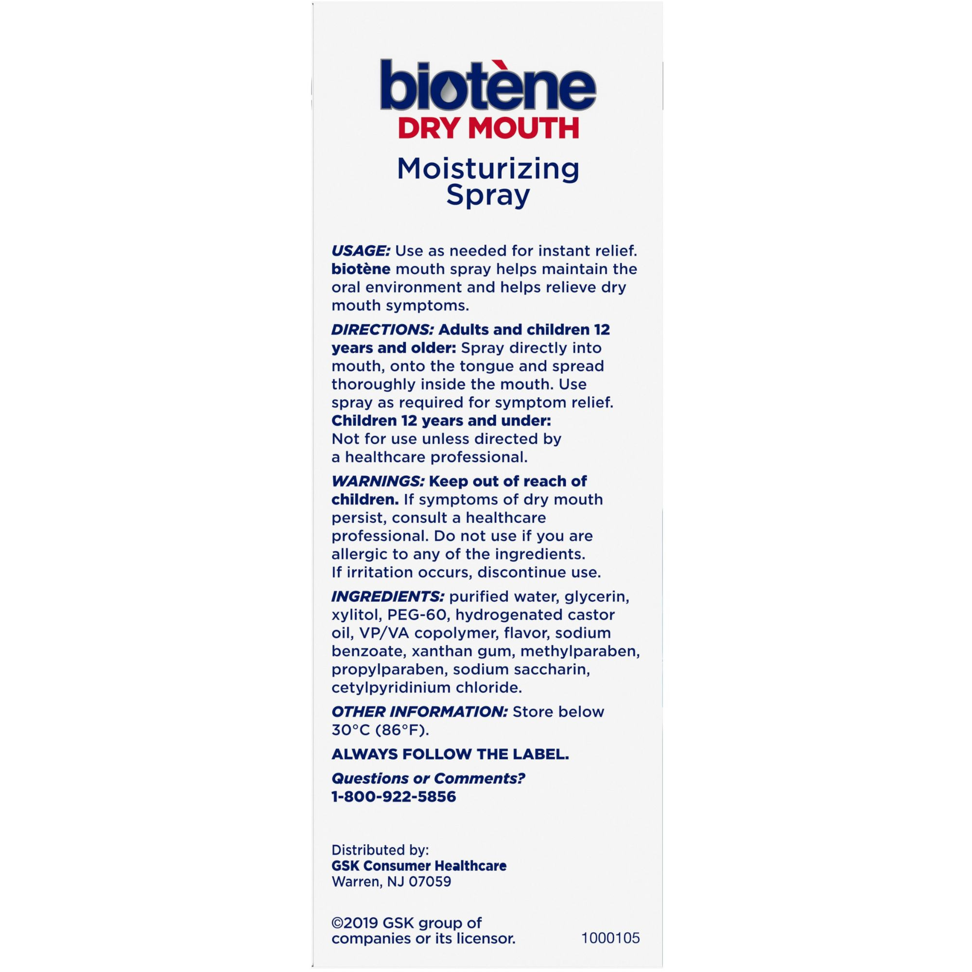 Biotene Moisturizing Mouth Spray