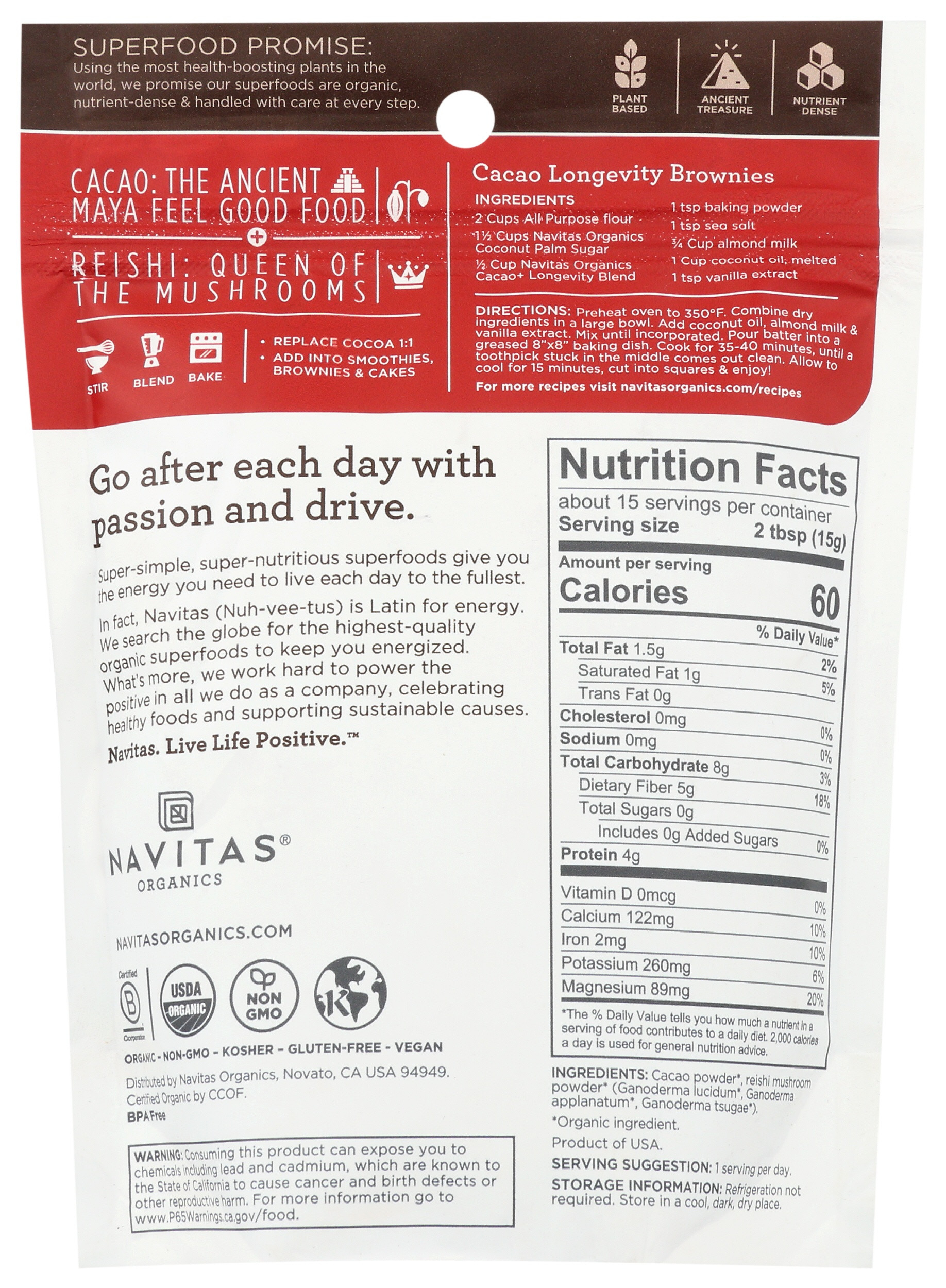 Navitas Organics Longevity Blend