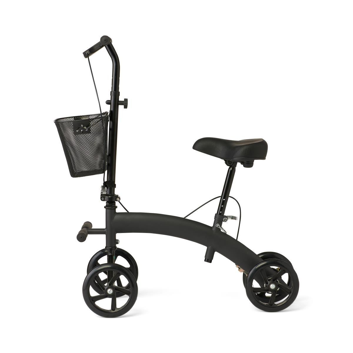 Medline Seated Scooter with Footrest and Basket
