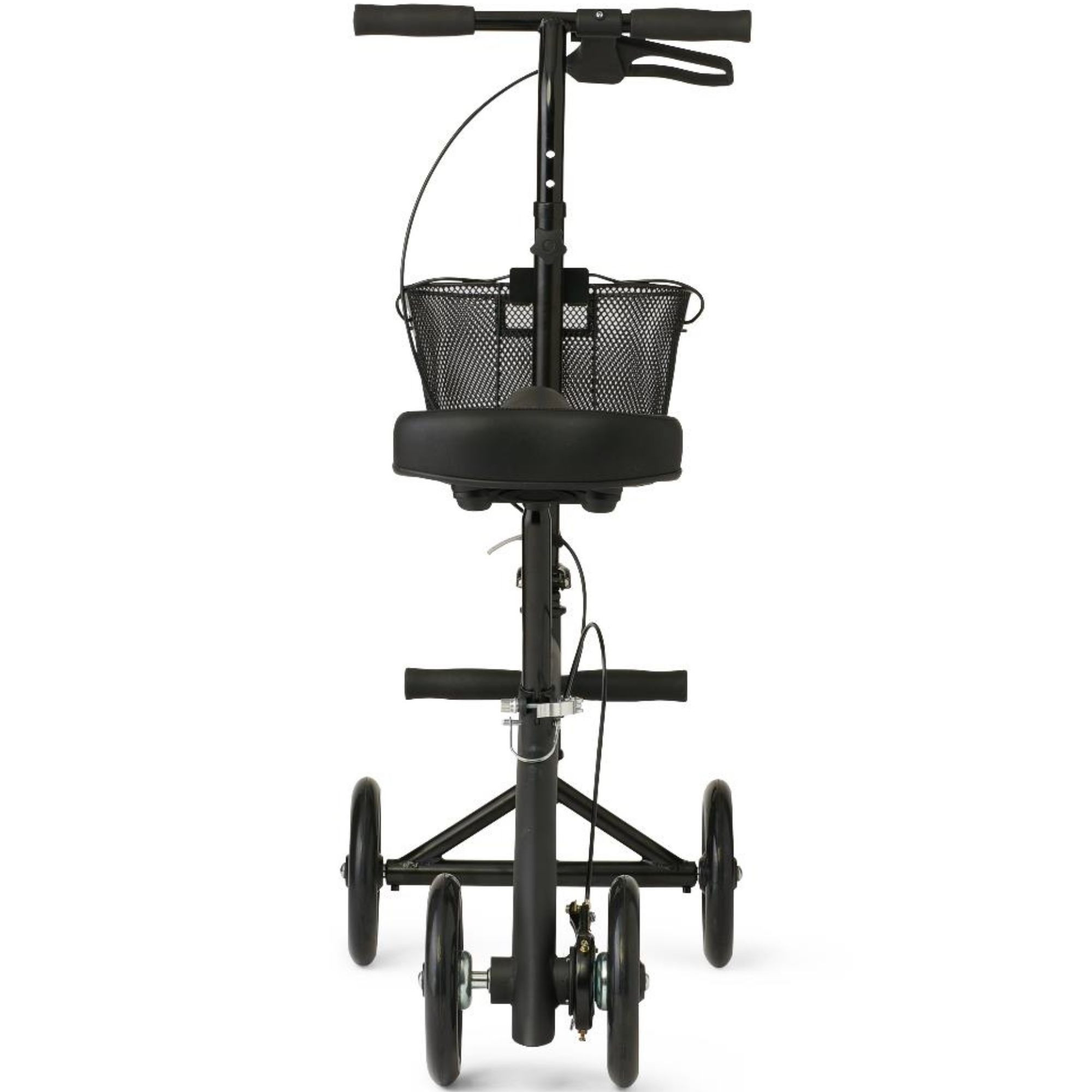 Medline Seated Scooter with Footrest and Basket
