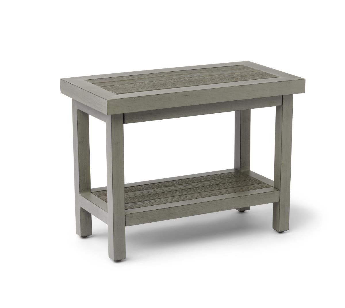 Medline Aluminum & Faux Wood Bath Bench